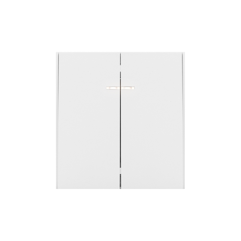 Изображение товара Выключатель 2-клавишный Kranz Strong жемчуг