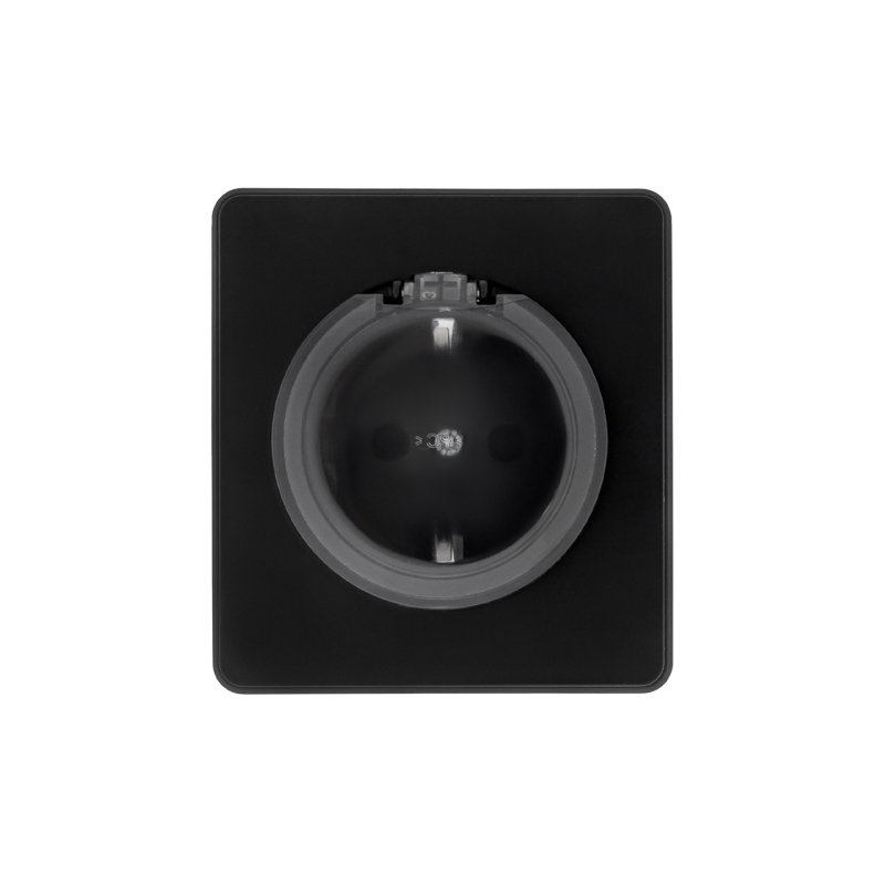 Изображение товара Электрическая розетка Kranz Round KR-78-0702-3, 1 пост, черный