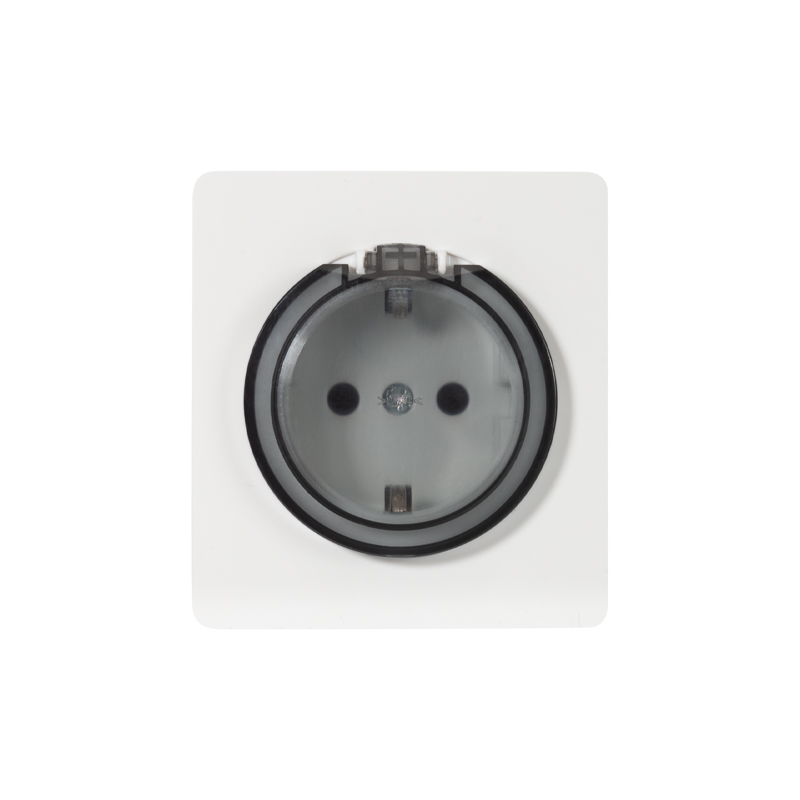 Изображение товара Розетка электрическая 1 пост Kranz Round KR-78-0702-1 перламутр