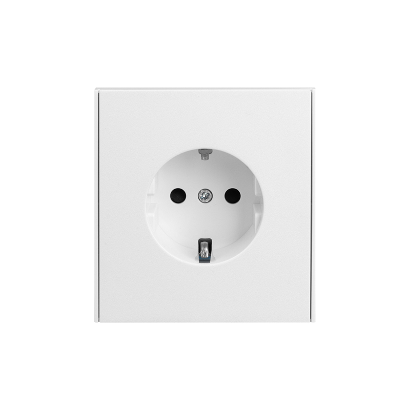 Изображение товара Розетка электрическая 1 пост Kranz Strong жемчуг