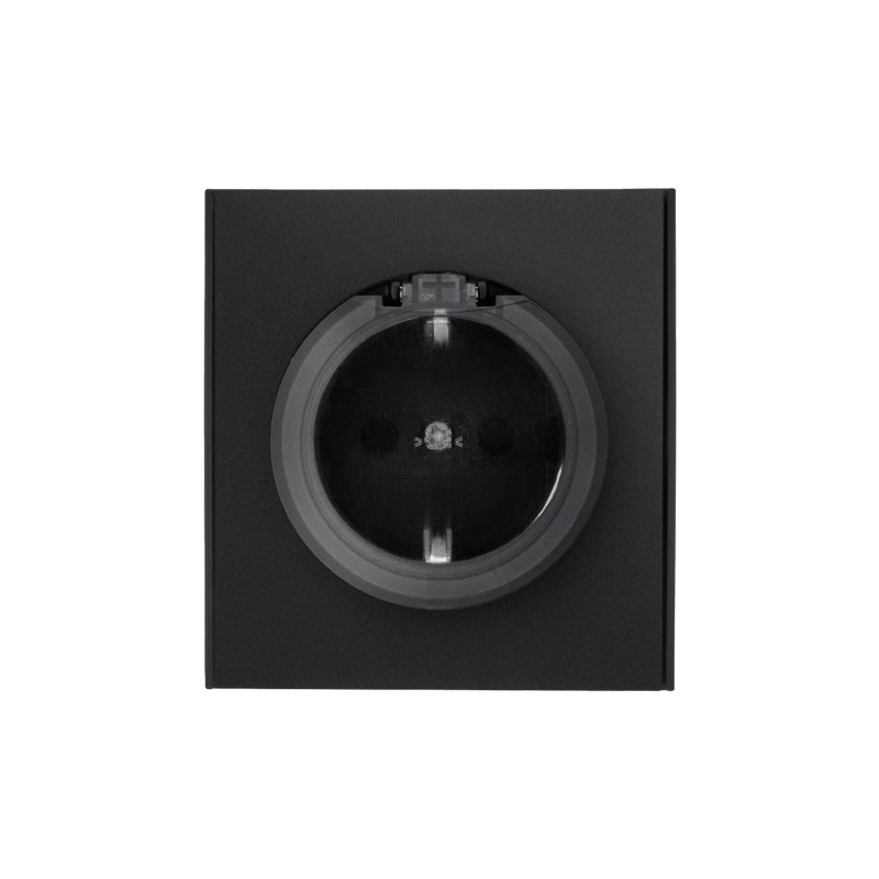 Изображение товара Розетка электрическая 1 пост Kranz Strong KR-78-0702-5 антрацит