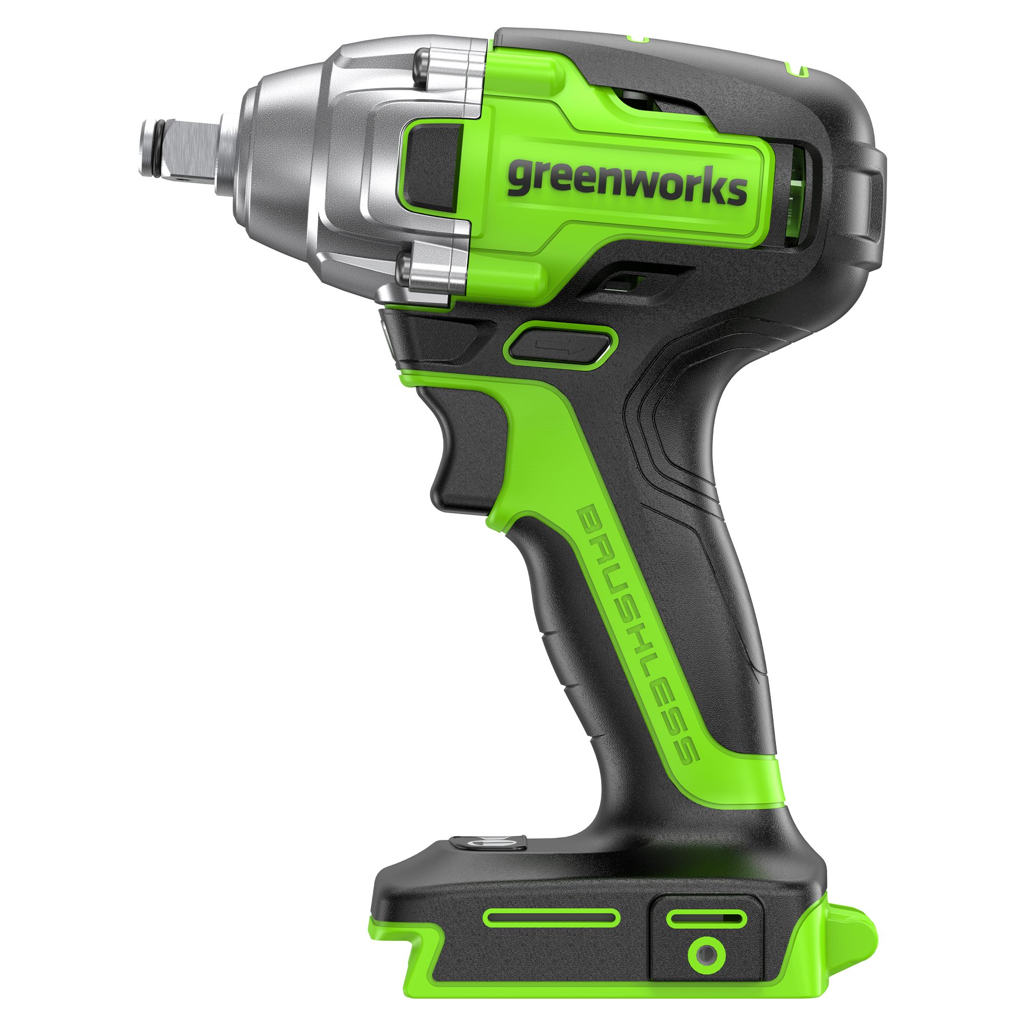 Изображение товара Гайковерт ударный аккумуляторный GREENWORKS GD24IW400 24V 5Ач с зарядным устройством