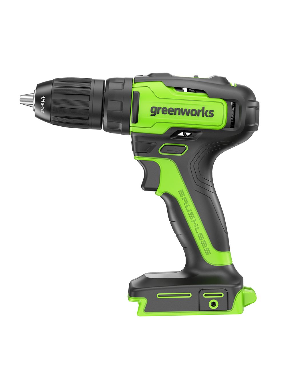 Изображение товара Аккумуляторная дрель-шуруповерт GREENWORKS GD24DD35 2х2Ач с зарядным устройством