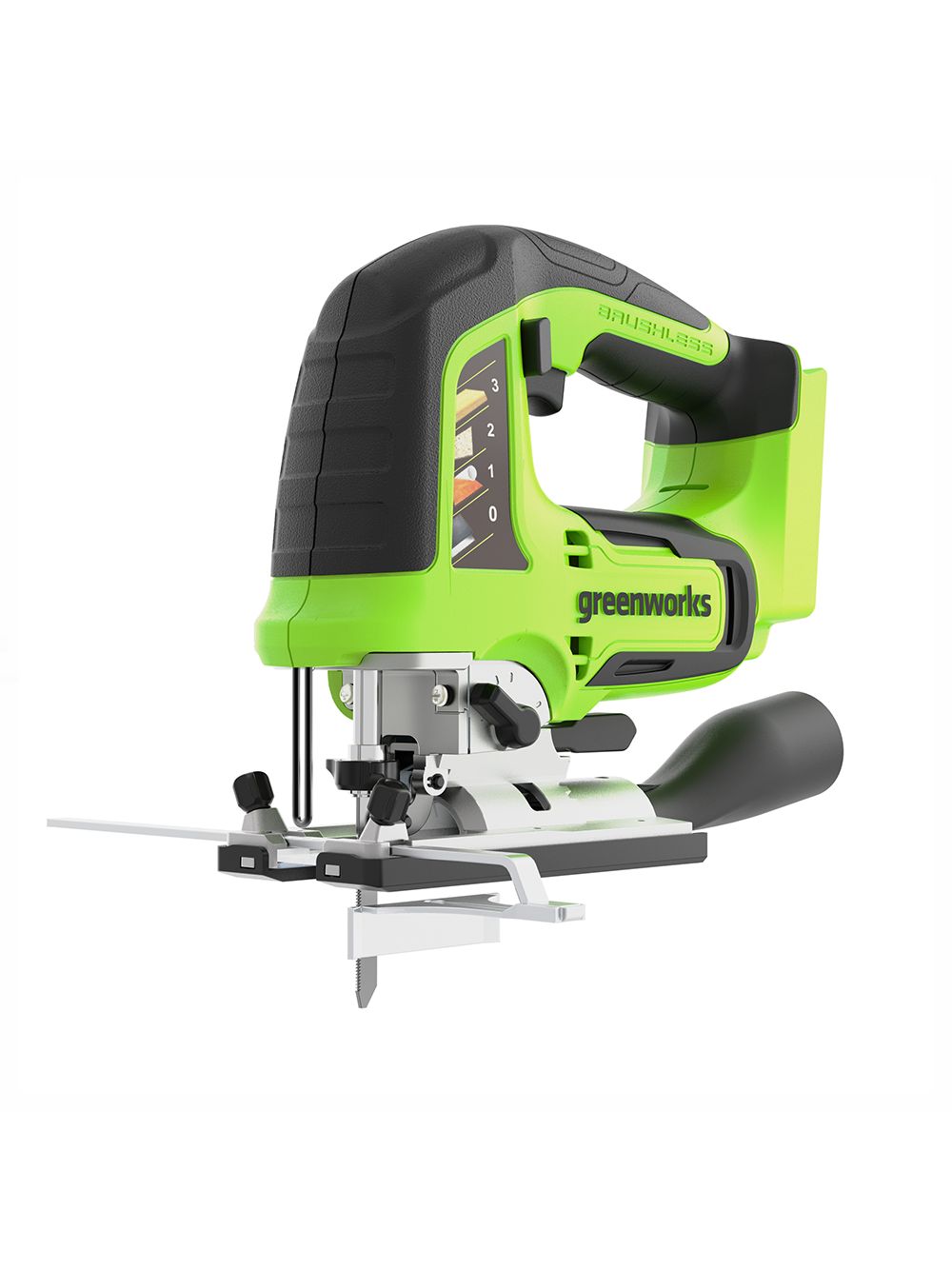 Изображение товара Аккумуляторный лобзик GREENWORKS GD24JS120 24V 2Ач ЗУ профессиональный