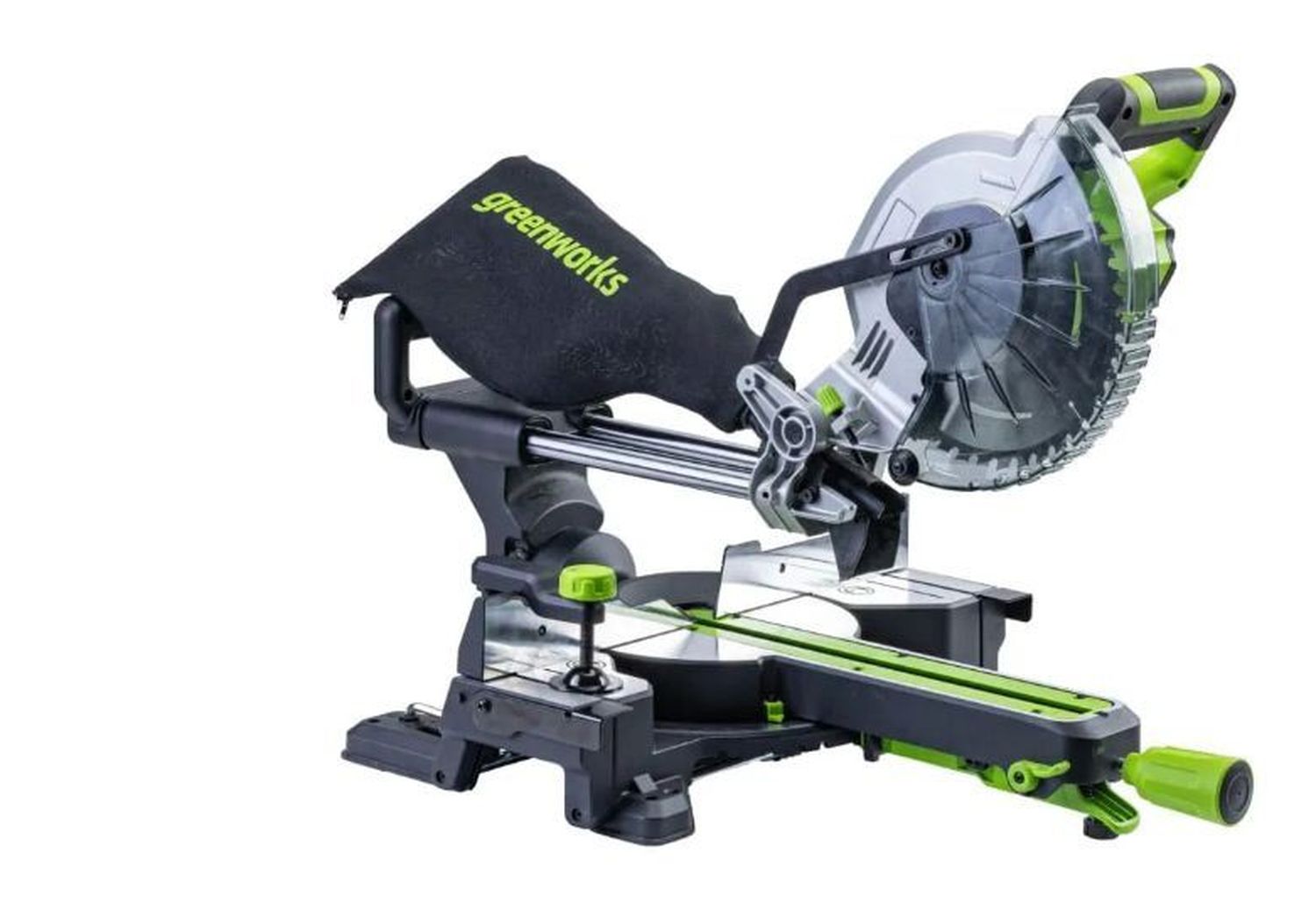 Изображение товара Аккумуляторная торцовочная пила GREENWORKS GD24MS216 24V 4Ач