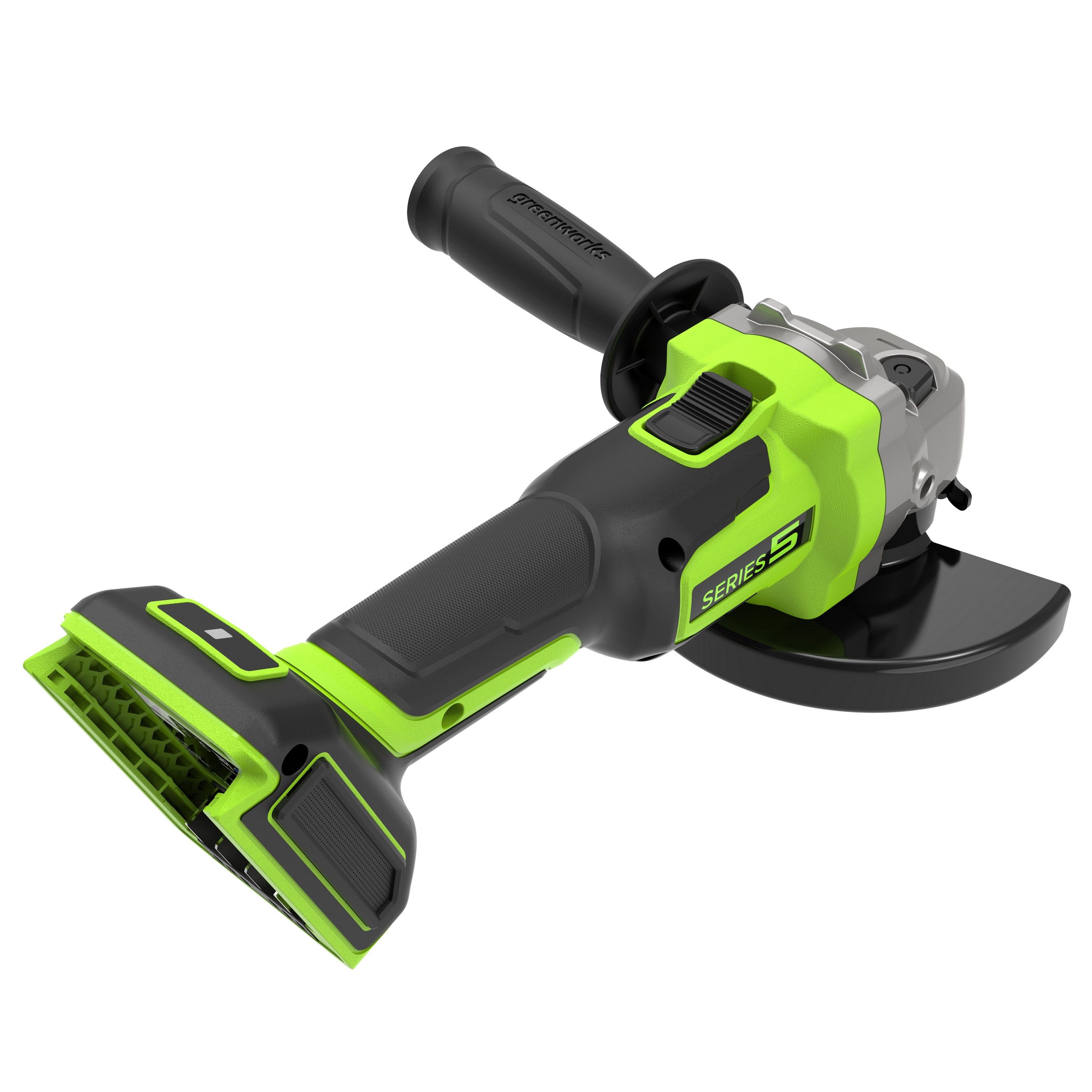 Изображение товара Аккумуляторная угловая шлифмашина GREENWORKS AG590 24V 4Ач