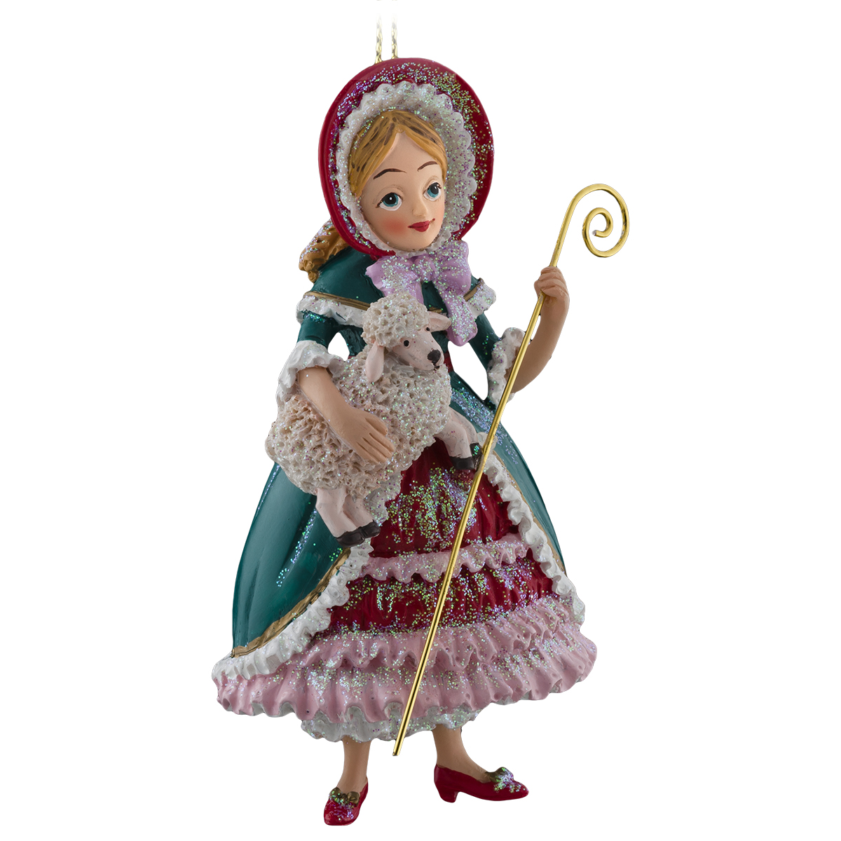 Изображение товара Украшение елочное миниатюрное Маленькая Пастушка 11.5 см ErichKrause Decor