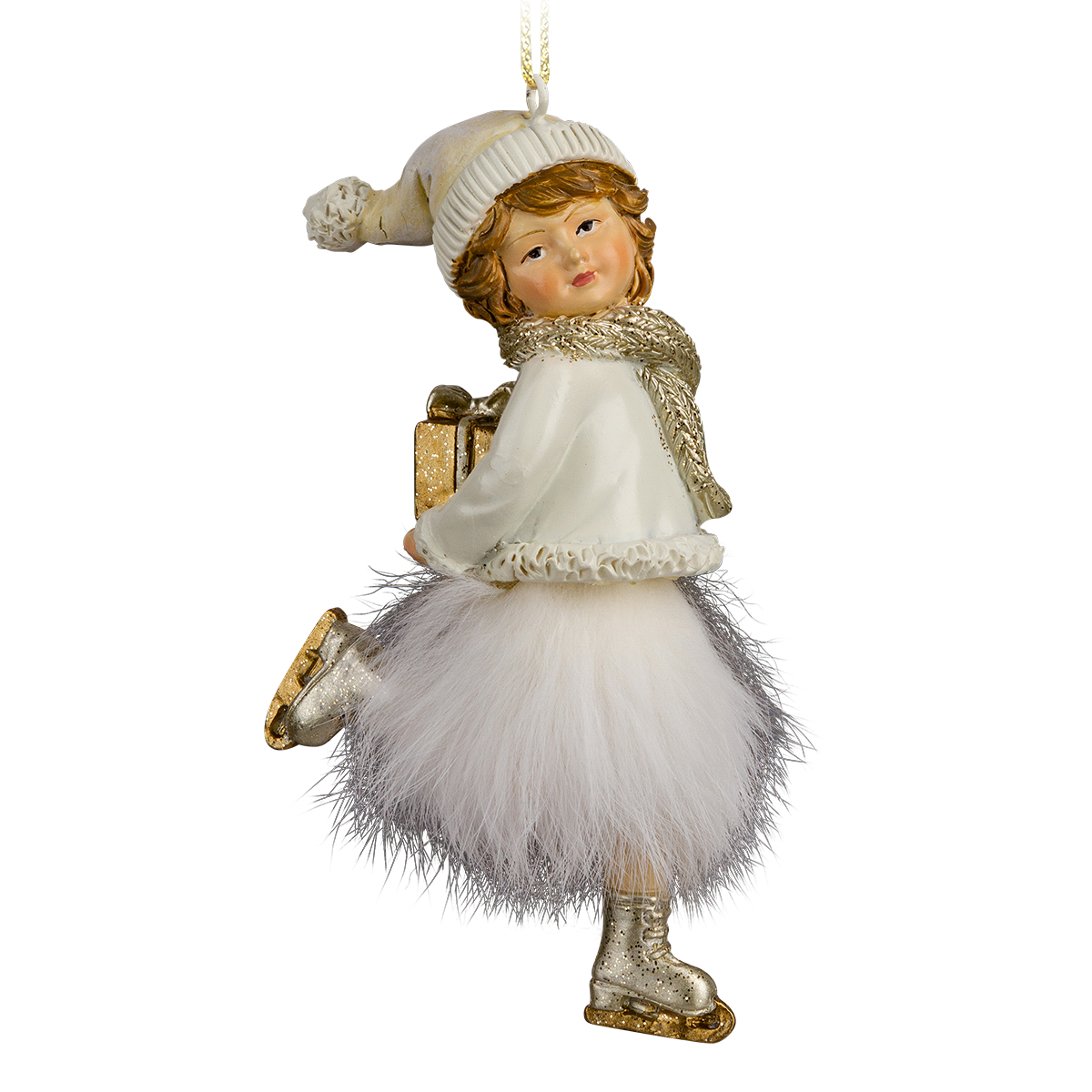 Изображение товара Украшение ErichKrause Decor Герда 12см золотистое елочное украшение