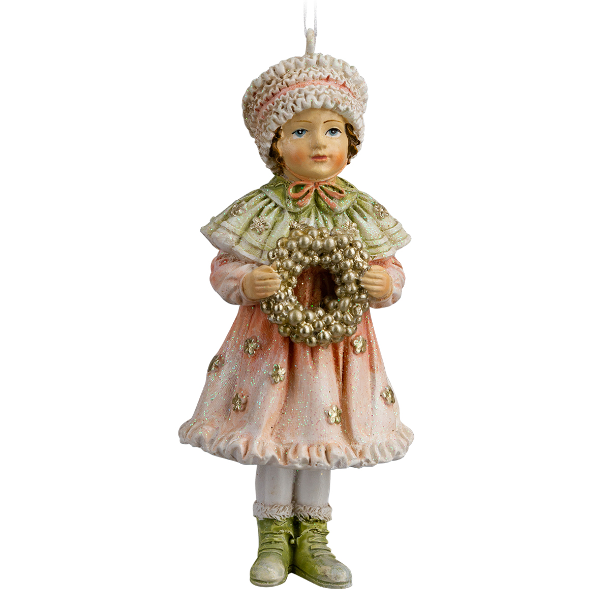 Изображение товара Украшение для елки Девочка с венком 10.5см от ErichKrause Decor