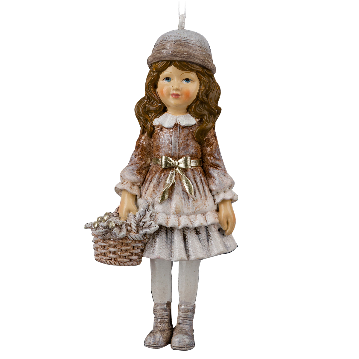 Изображение товара Украшение ErichKrause Decor Девочка с корзиной 11см для елки