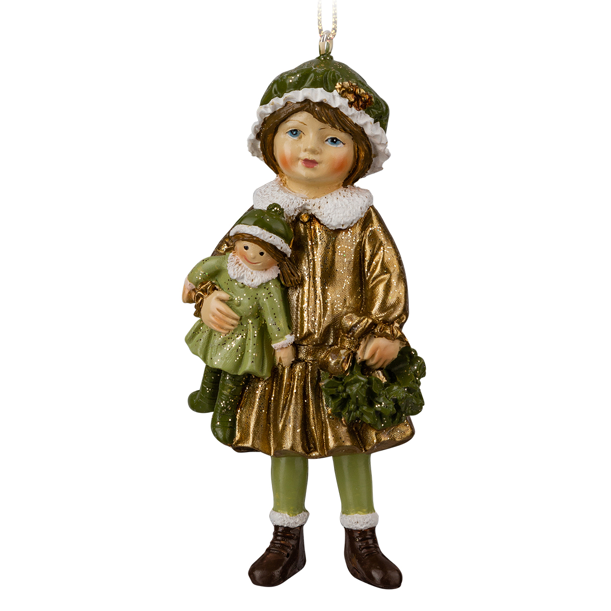 Изображение товара Украшение ErichKrause Decor Девочка с куклой рождественская 10 см