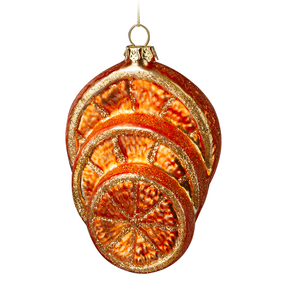 Изображение товара Украшение ErichKrause Decor Дольки апельсина 8см из стекла