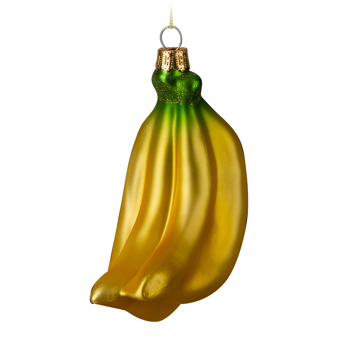 Изображение товара Украшение ErichKrause Decor Кисть бананов 10см стекло для елки