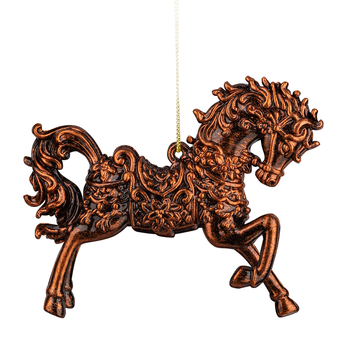 Изображение товара Украшение для елки Конь 14см медное ErichKrause Decor
