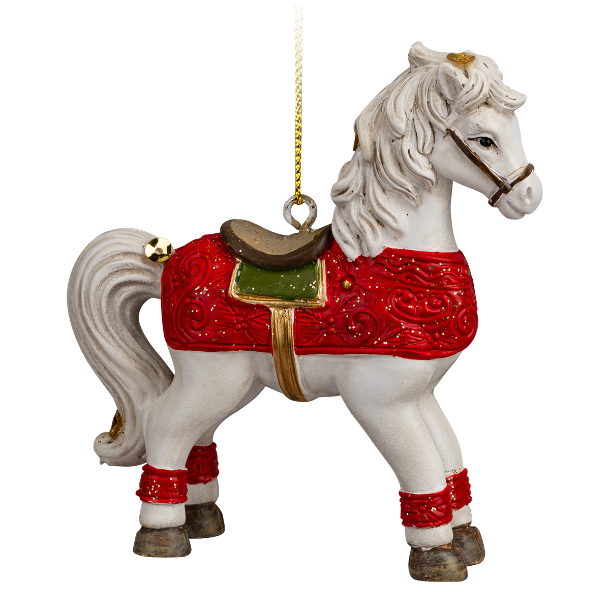 Изображение товара Украшение для елки Лошадка в попоне 8.5 см ErichKrause Decor
