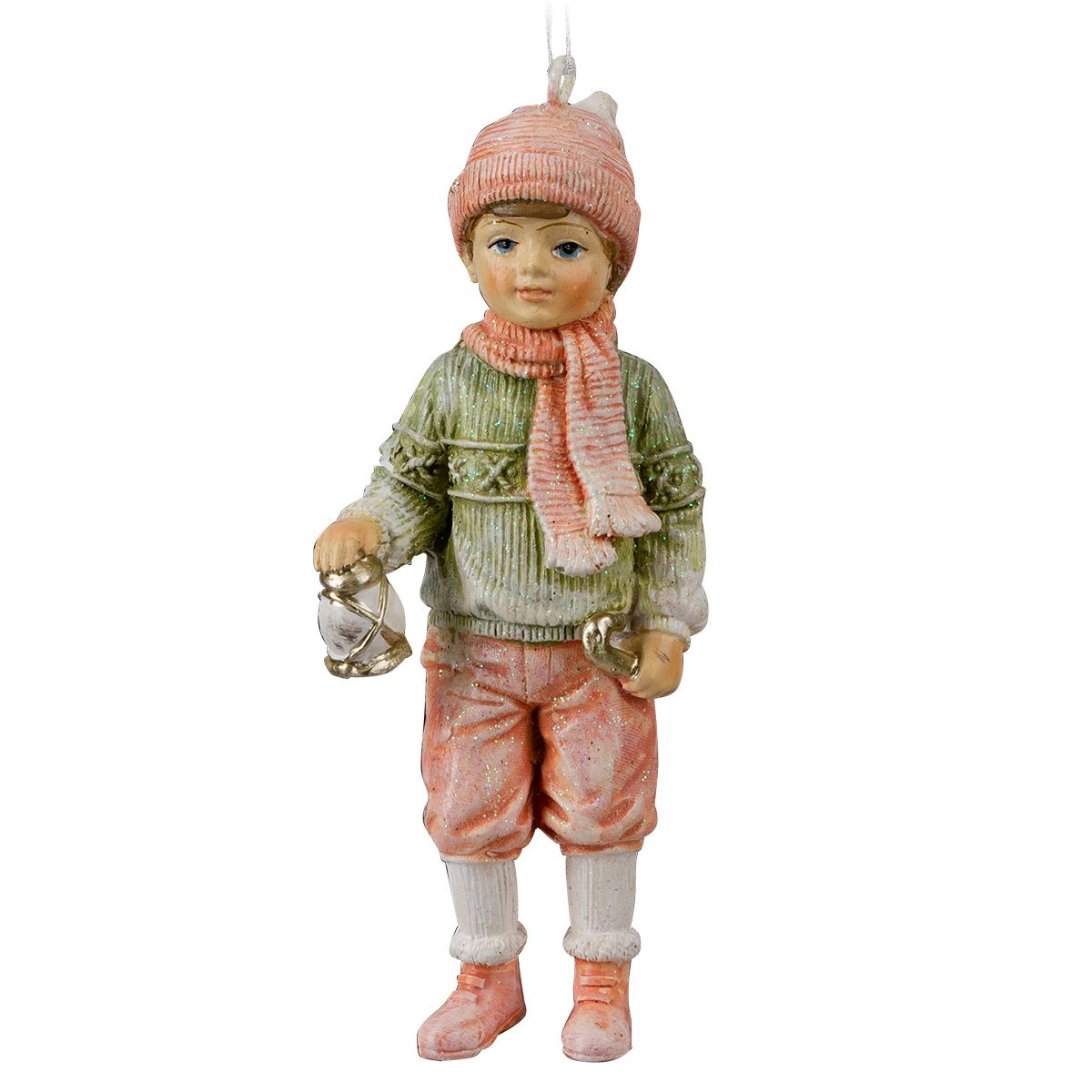 Изображение товара Украшение ErichKrause Decor Мальчик с фонарем 10.5см елочные украшения