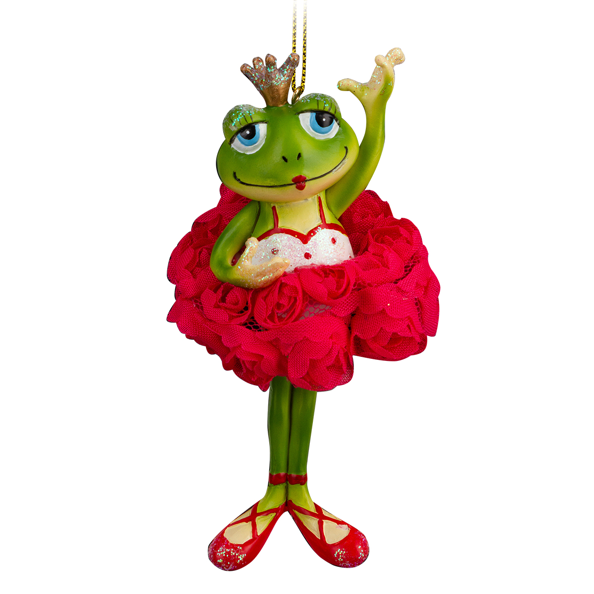 Изображение товара Украшение для елки Принцесса Лягушка 11см от ErichKrause Decor