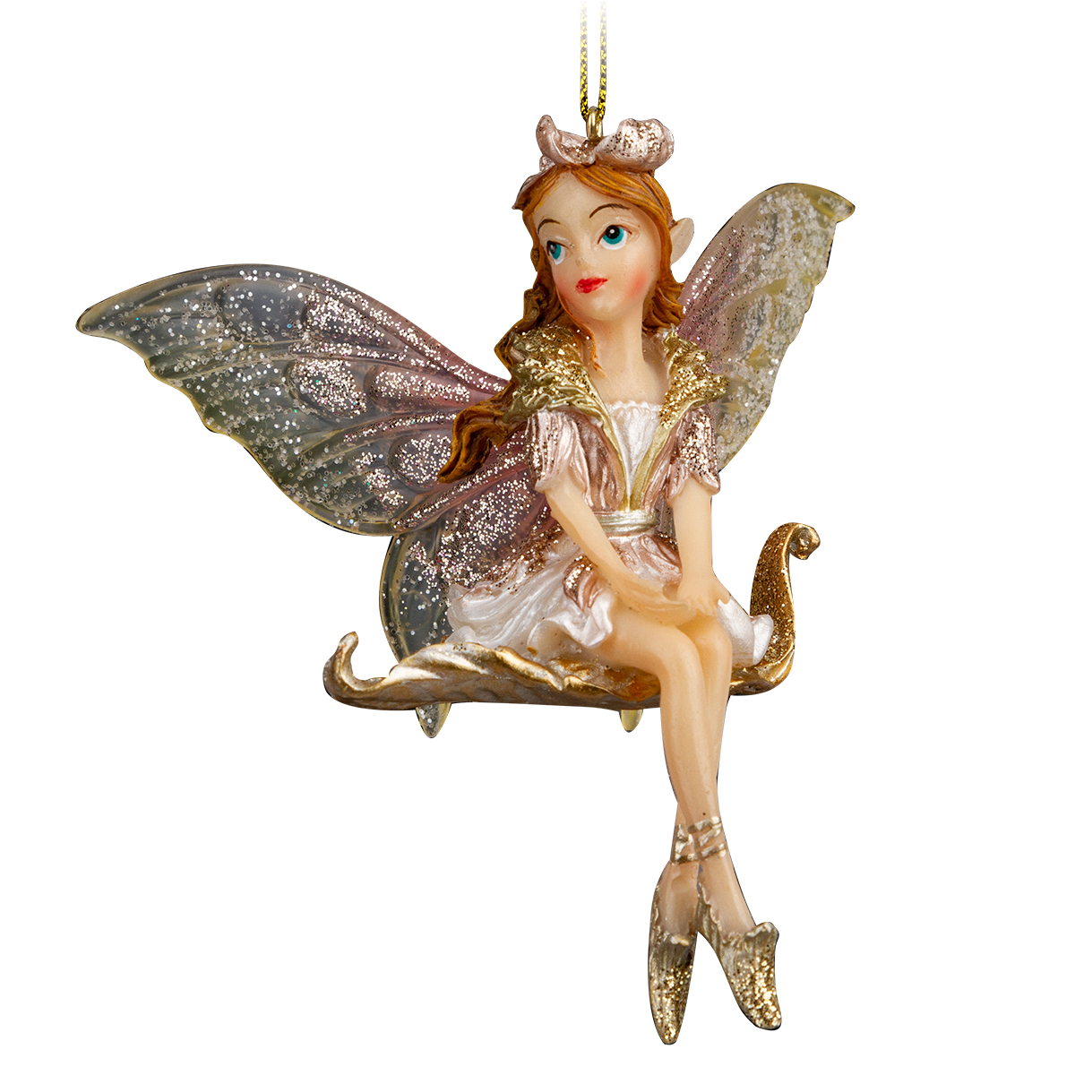 Изображение товара Украшение елочное Фея утренней зари 9см для новогодней елки