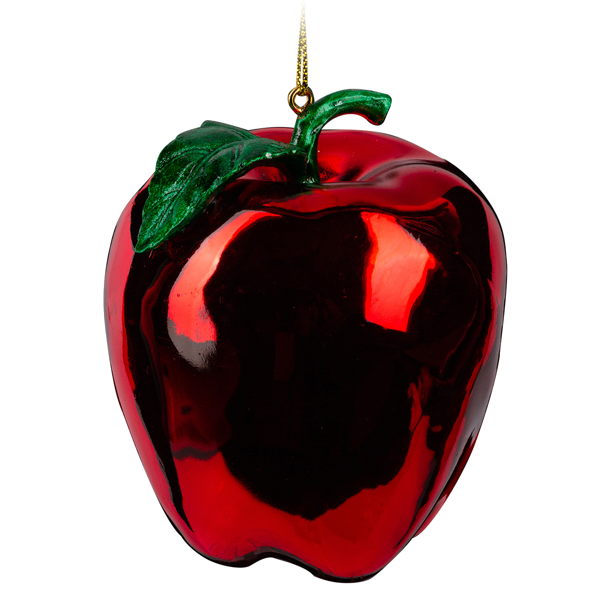 Изображение товара Украшение ErichKrause Decor Яблоко блестящее 9см стекло новогоднее украшение