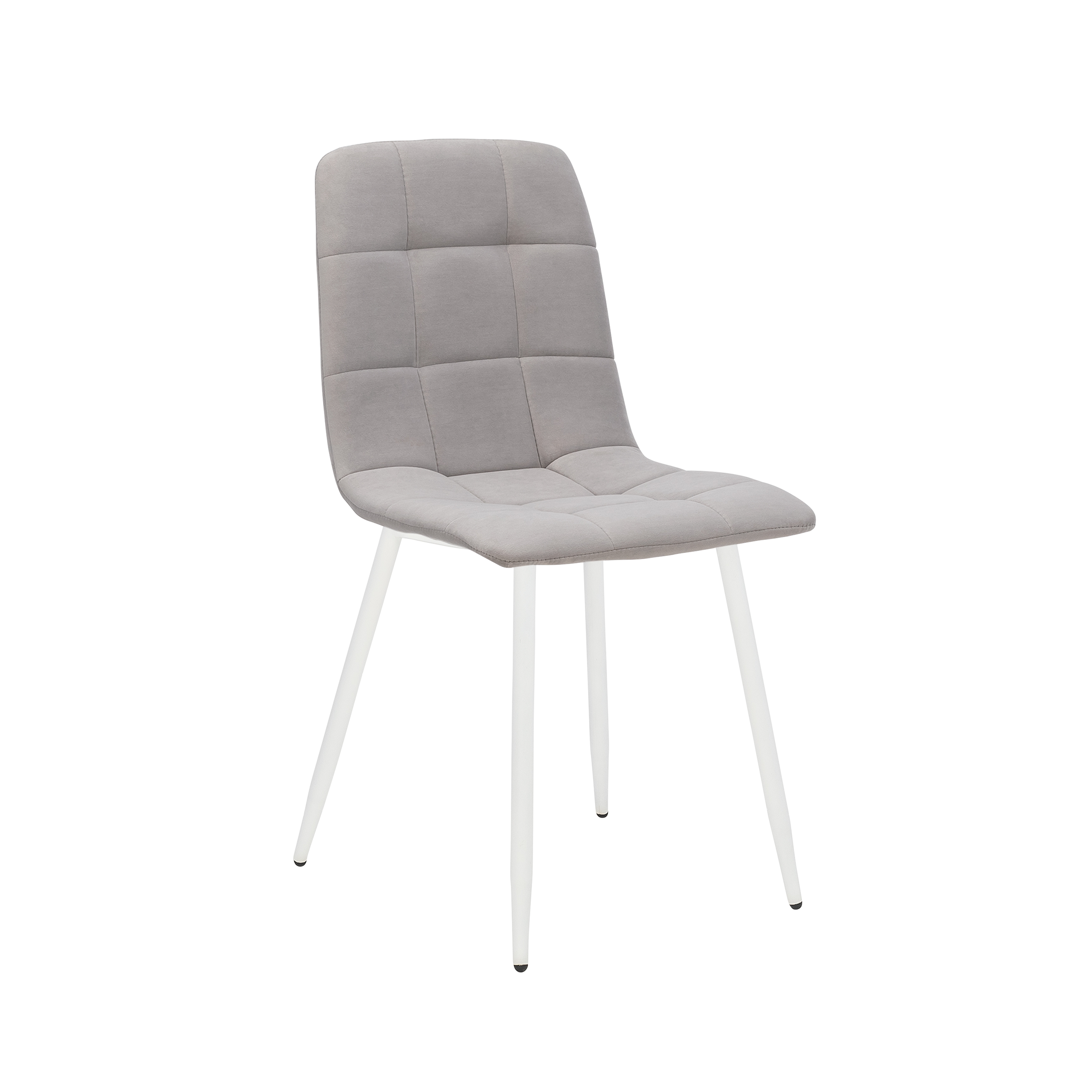 Изображение товара Стул Leset Скай New металл Черный велюр ULTRA SMOKE Дым для кухни и офиса