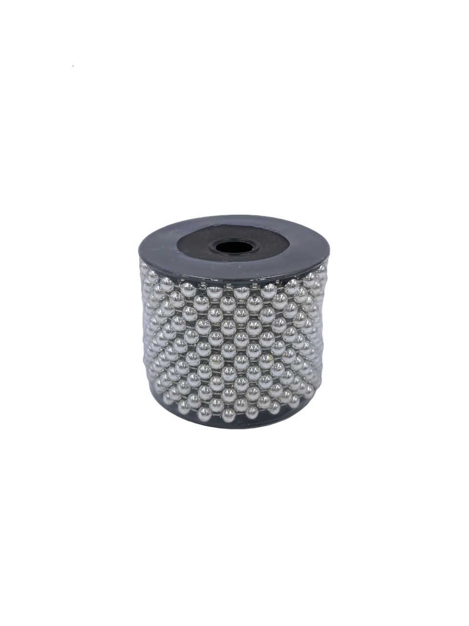 Изображение товара Бусы на елку ø 0,8 см серебро 1000 см пластик