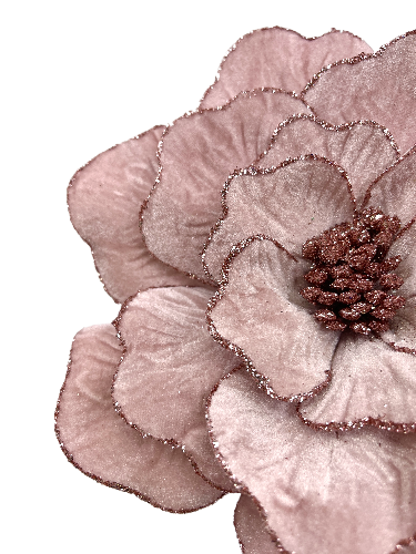 Изображение товара Цветок 21 см розовый с розовым золотом