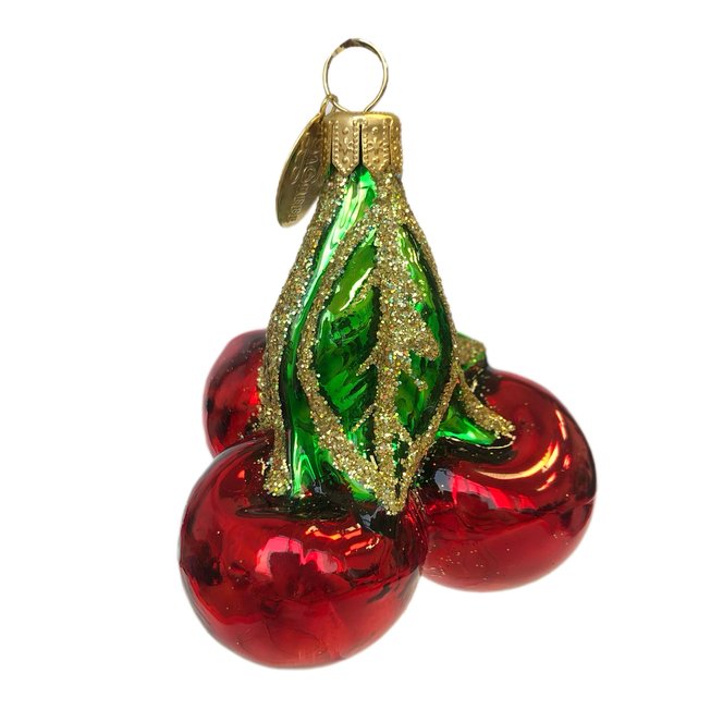 Изображение товара Ёлочное украшение "Вишенки", в подарочной упаковке, h-7,5 см