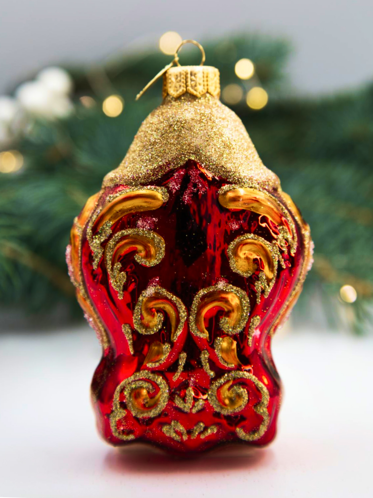 Изображение товара Ёлочное украшение "Часы", в подарочной упаковке, h-13 см