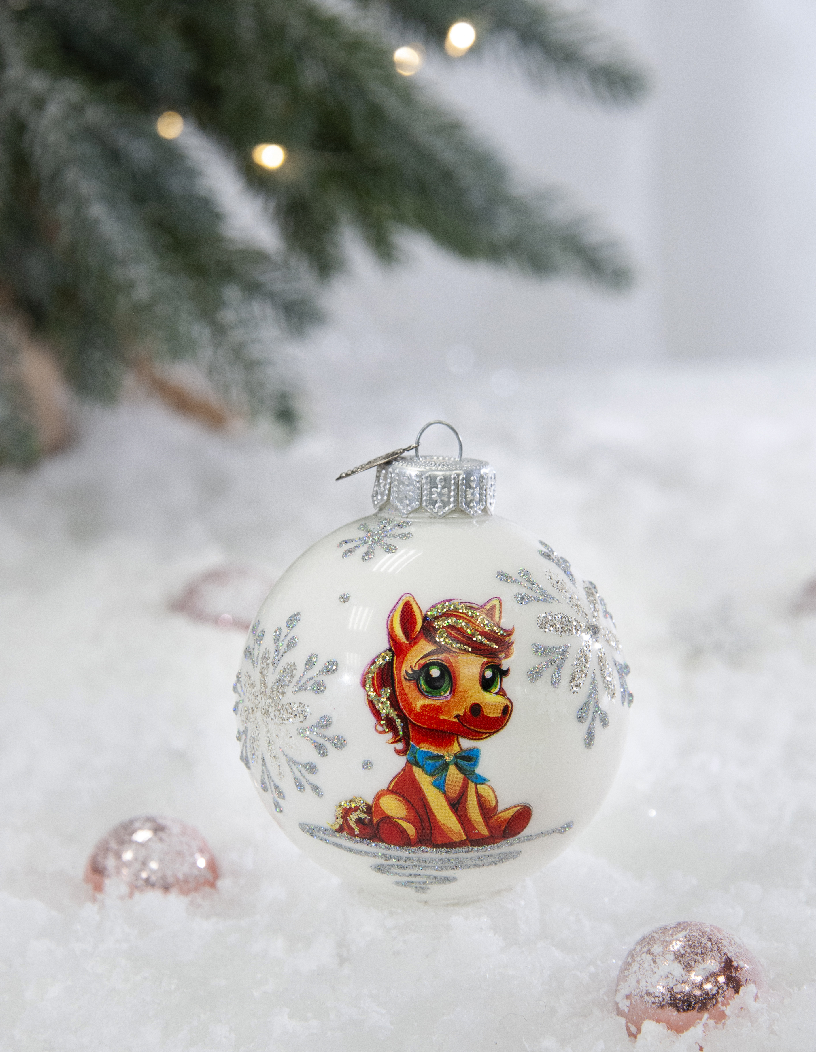 Изображение товара Шар "Пони-мальчик", 80 мм., в подарочной упаковке