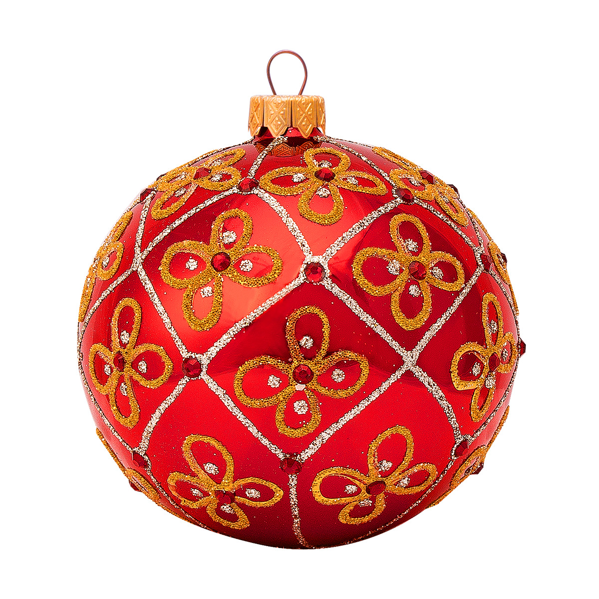 Изображение товара Шар "Цветочный 2", серия "ВС", 80 мм., в подарочной упаковке