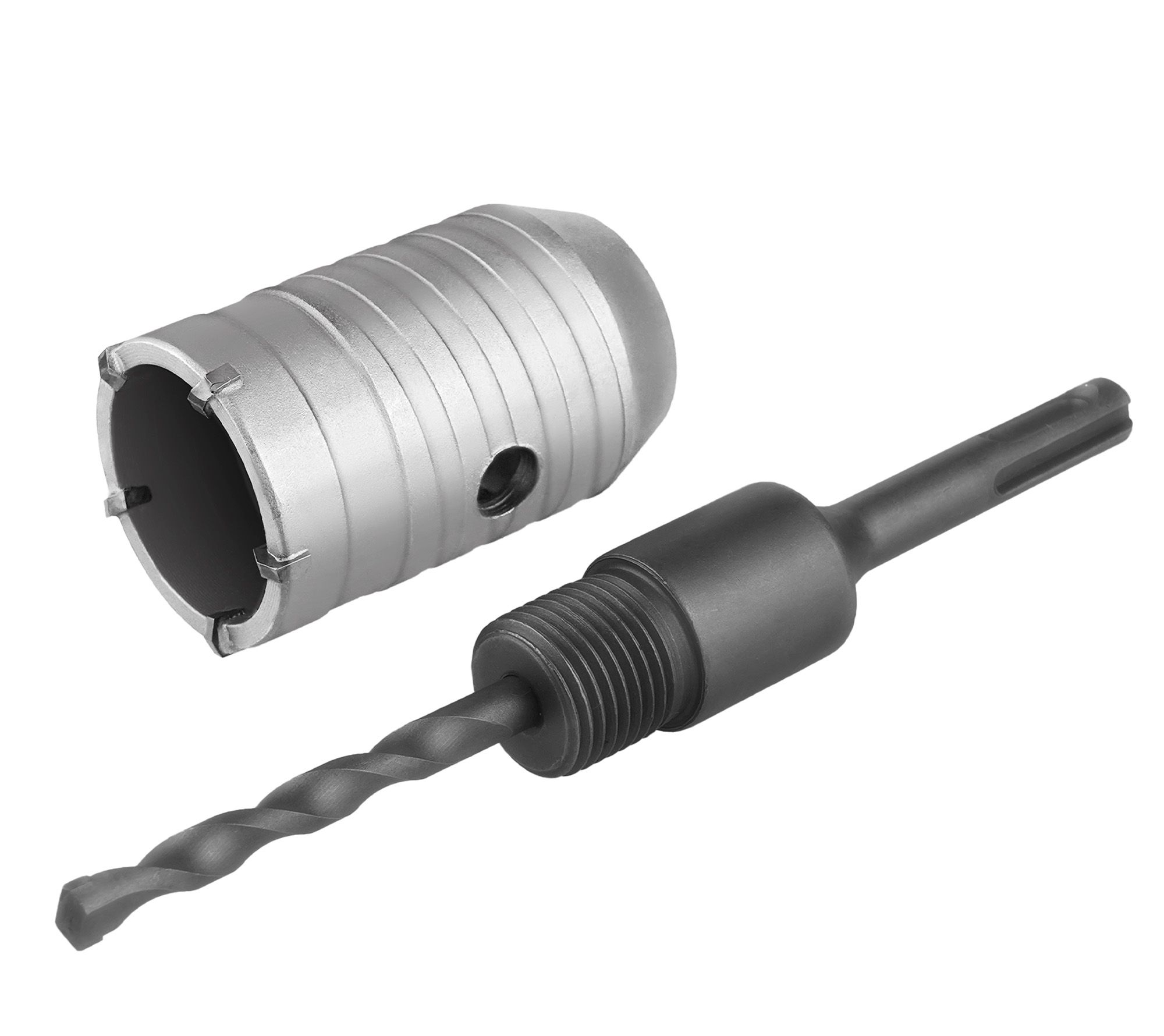 Изображение товара Коронка по бетону VERTEXTOOLS 45 мм сборе для сверления твердых материалов