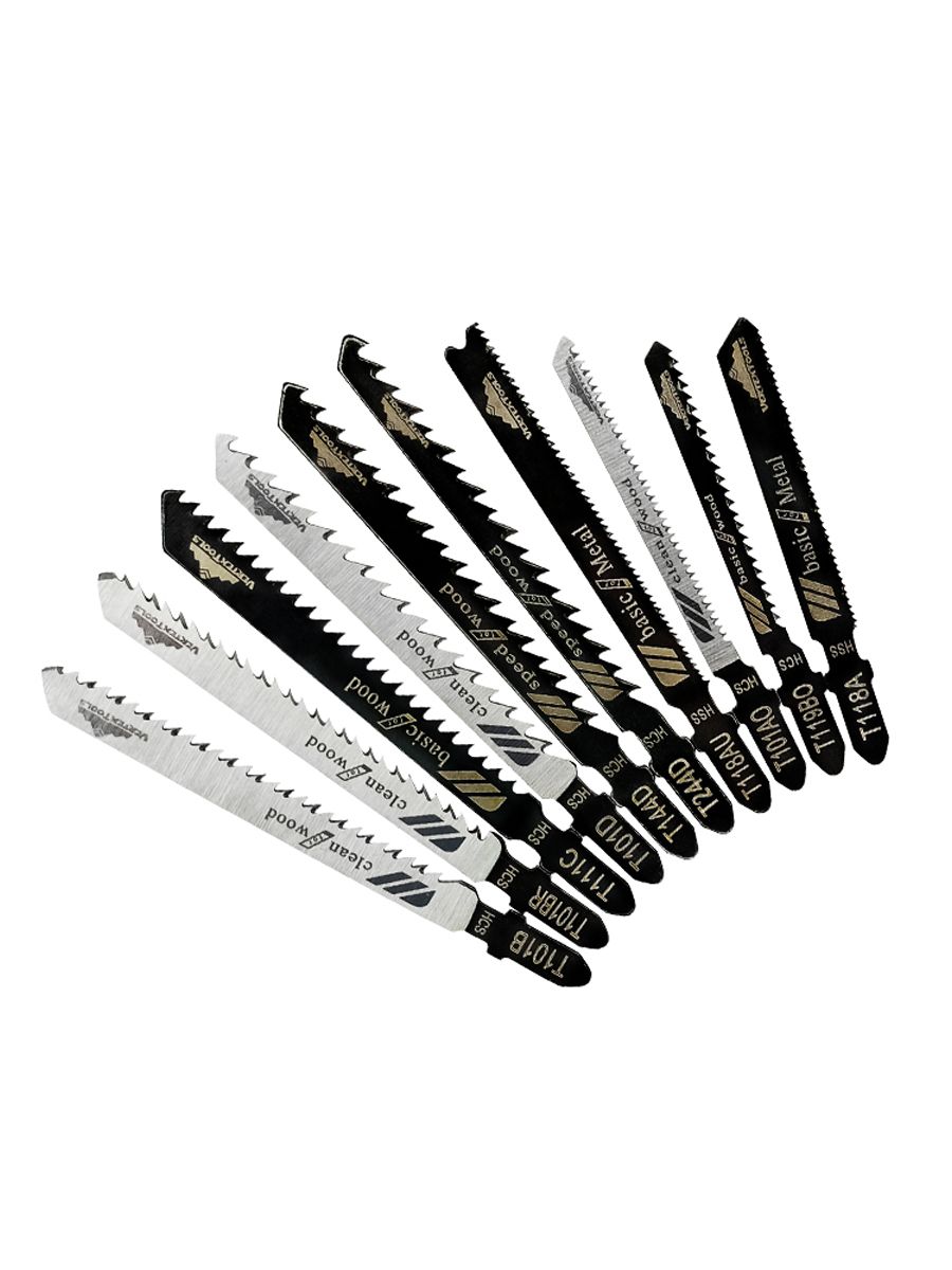 Изображение товара Набор полотен для электролобзика VERTEXTOOLS 8 шт. универсальный комплект