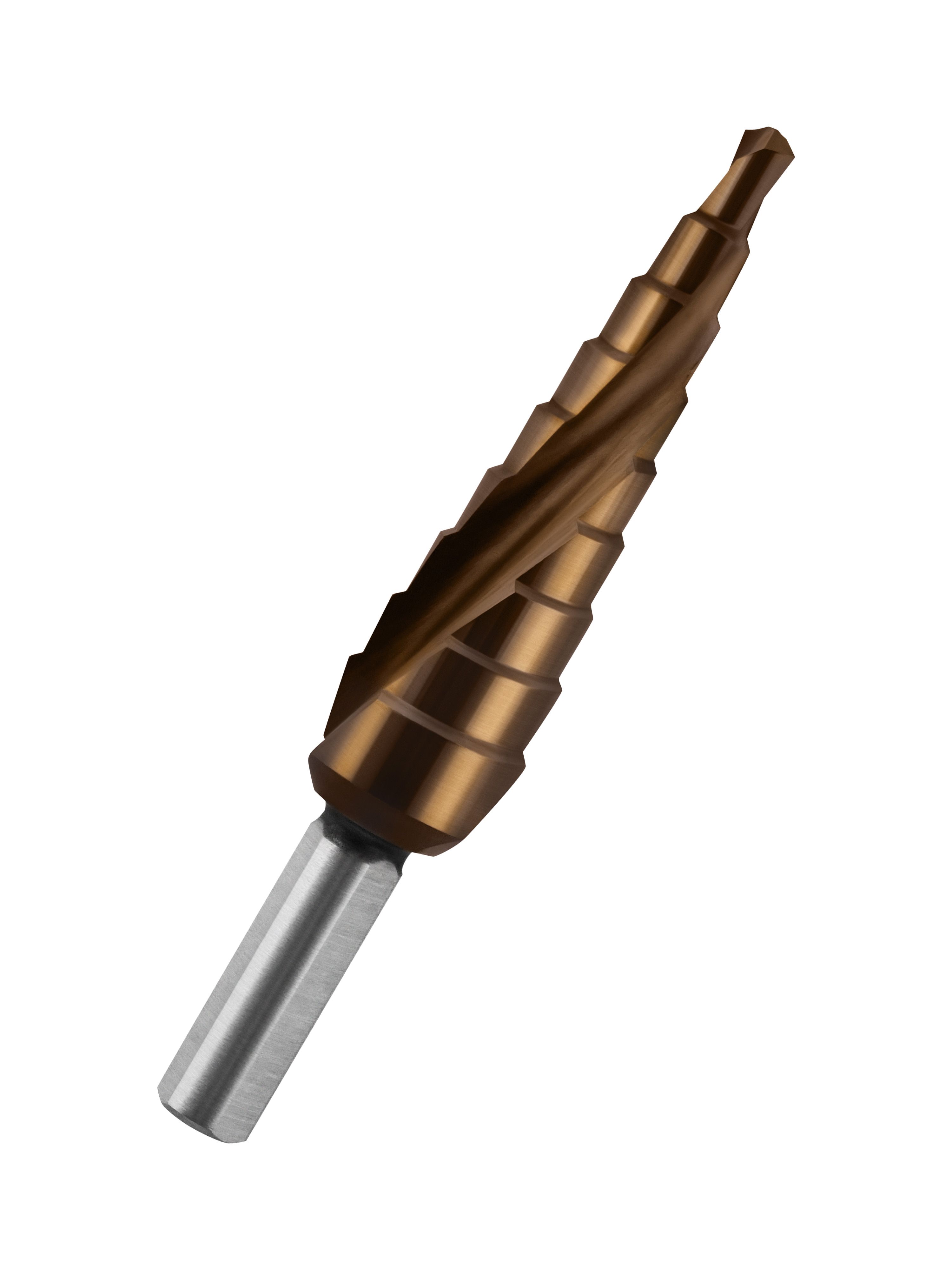 Изображение товара Сверло ступенчатое VERTEXTOOLS кобальт р6м5к5 4х12 мм для металла и пластика