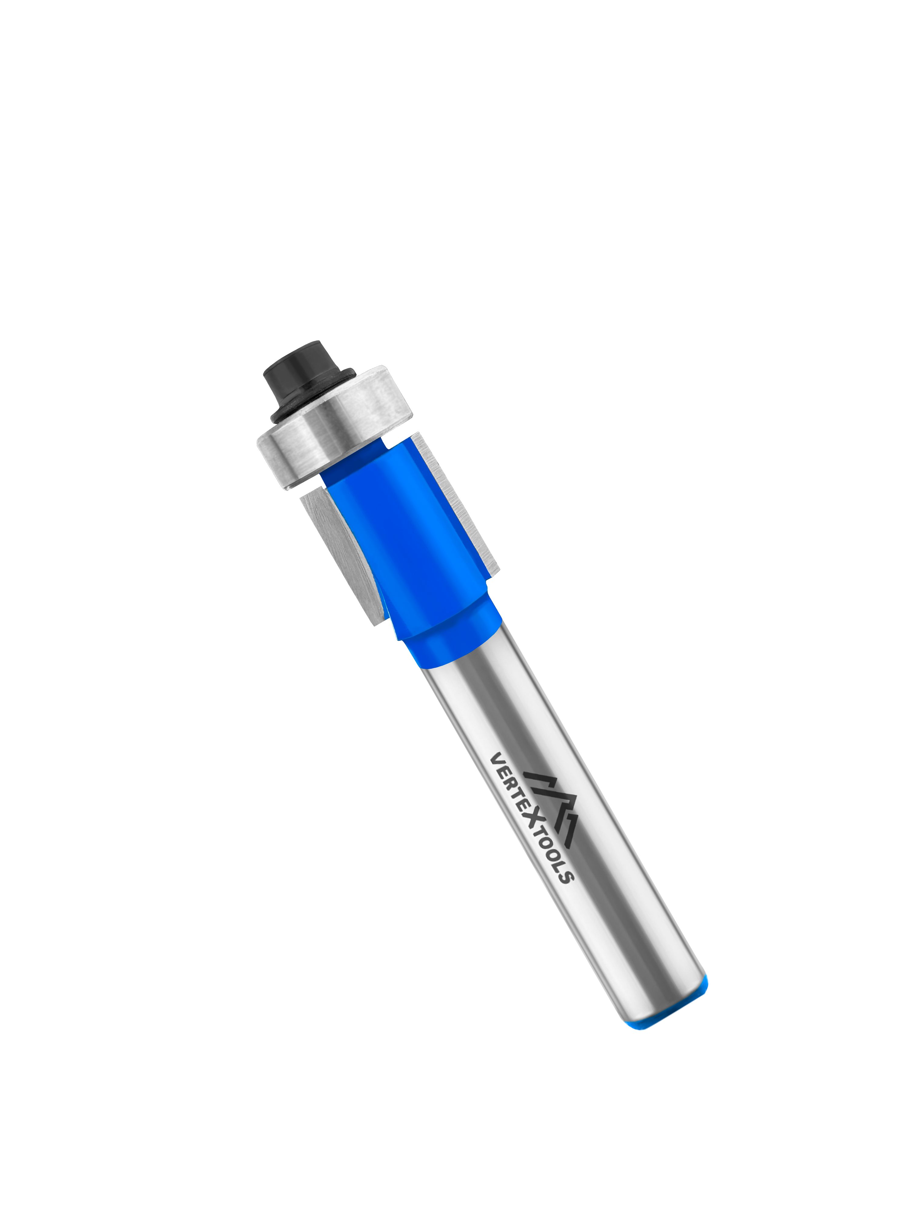 Изображение товара Фреза для выборки VERTEXTOOLS заподлицо с нижним подшипником хвостовик-8мм,d-12,7мм,h-13мм,l-56,3мм