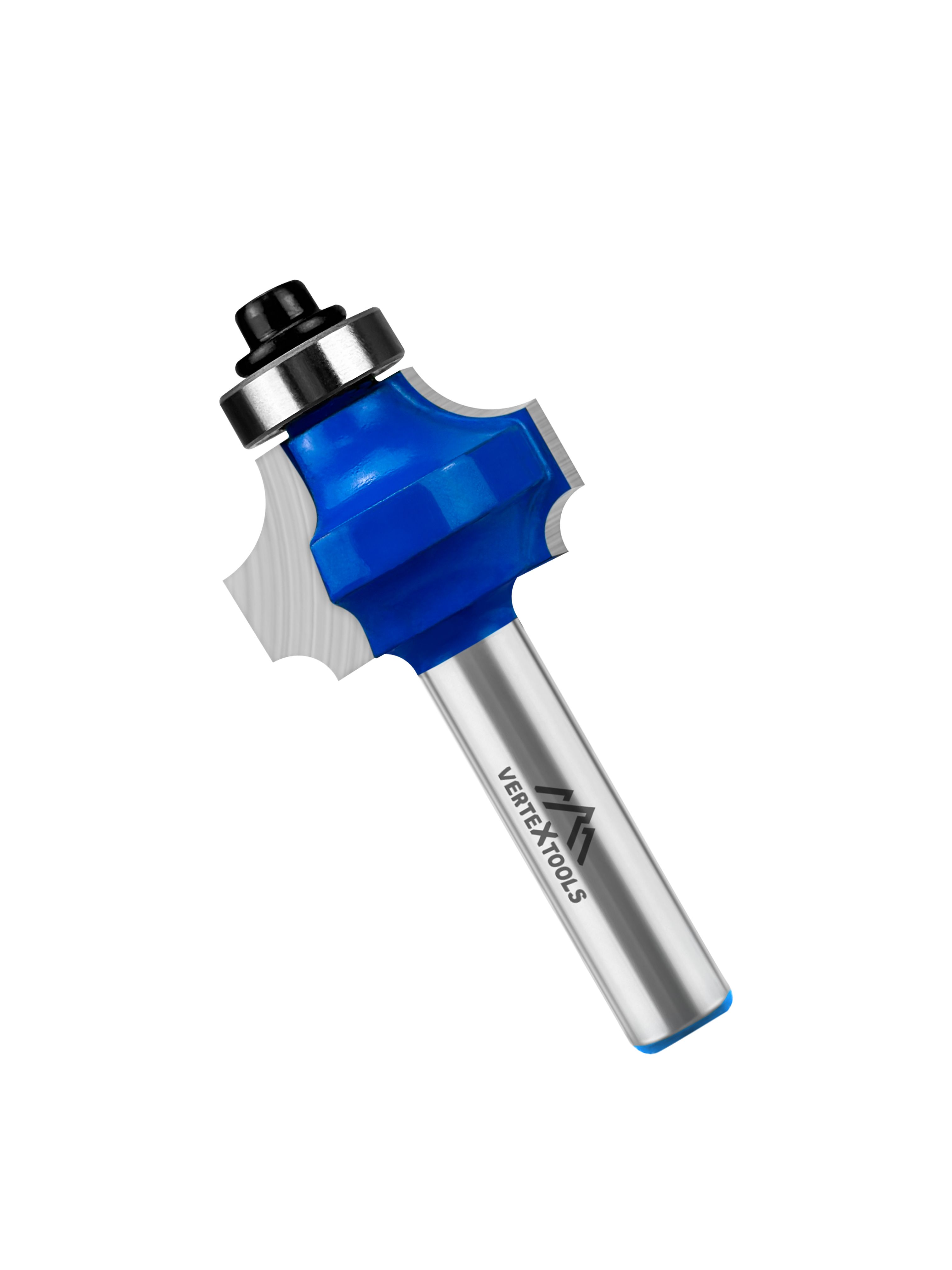 Изображение товара Фреза кромочная VERTEXTOOLS калевочная с подшипником 12,7 мм, диаметр 25 мм