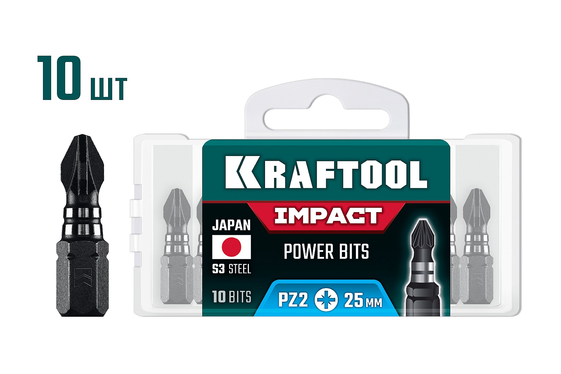 Изображение товара Биты KRAFTOOL 26193-2-25-S10