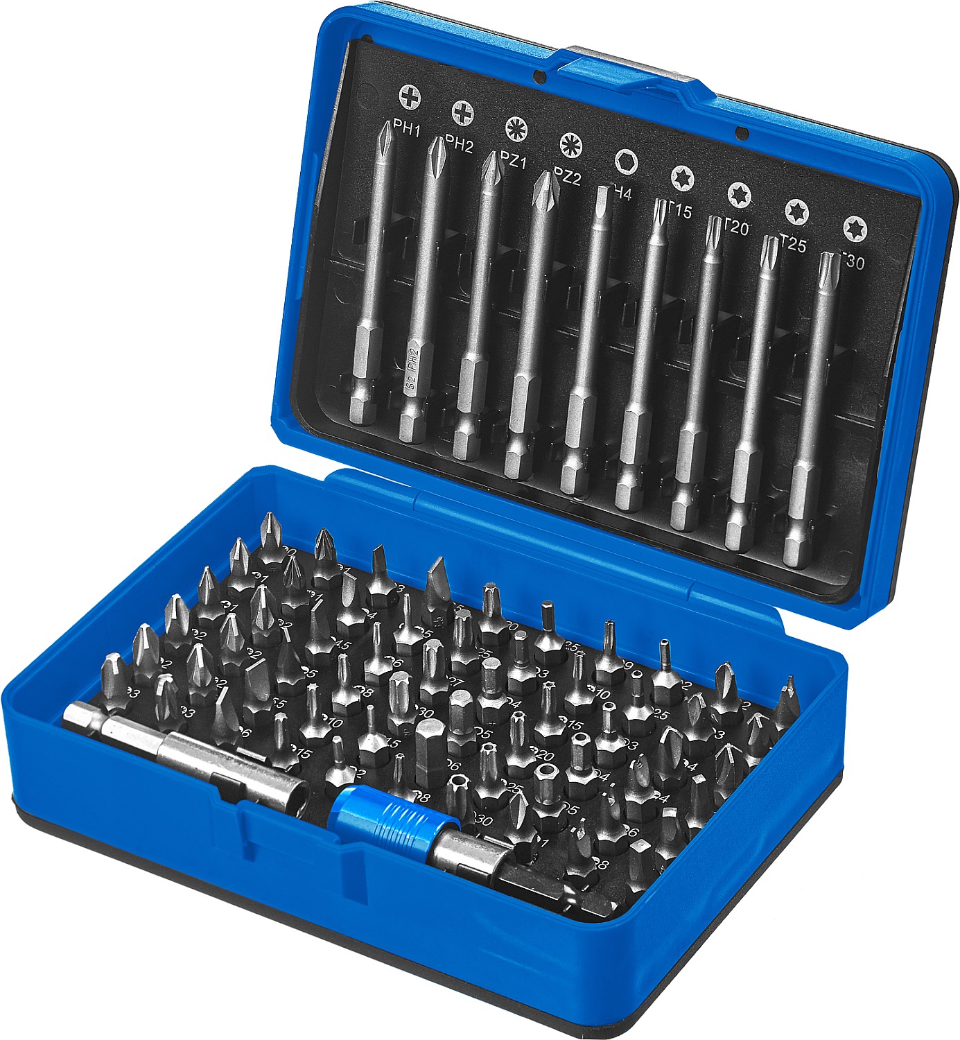 Изображение товара Набор бит ЗУБР 26394-H71 - профессиональный инструмент для монтажа и сверления