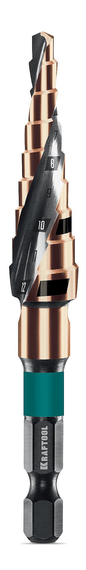 Изображение товара Сверло ступенчатое KRAFTOOL 29691-4-12-9 для точного сверления