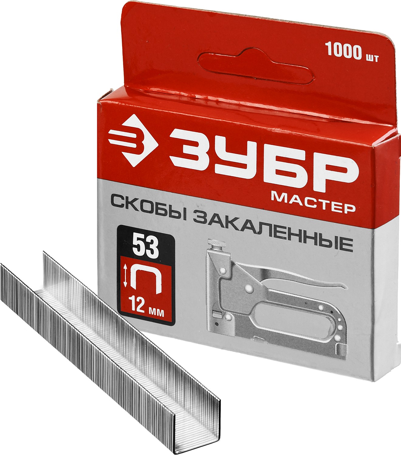 Изображение товара Скобы для степлера ЗУБР 31625-12 надежные и прочные для офисных и домашних задач