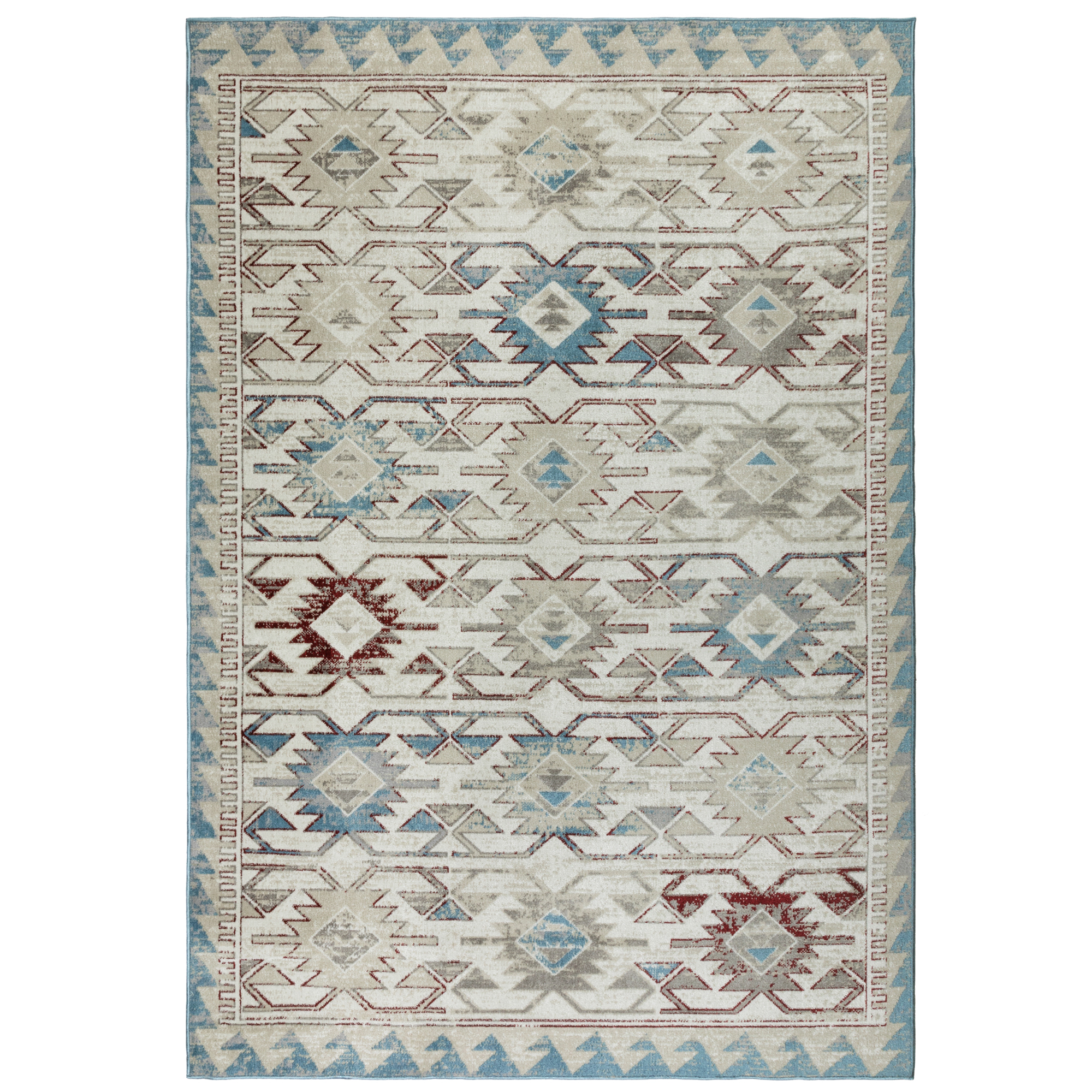 Изображение товара Ковер Klio 07987A 160x230 см голубой из полиэстера для дома