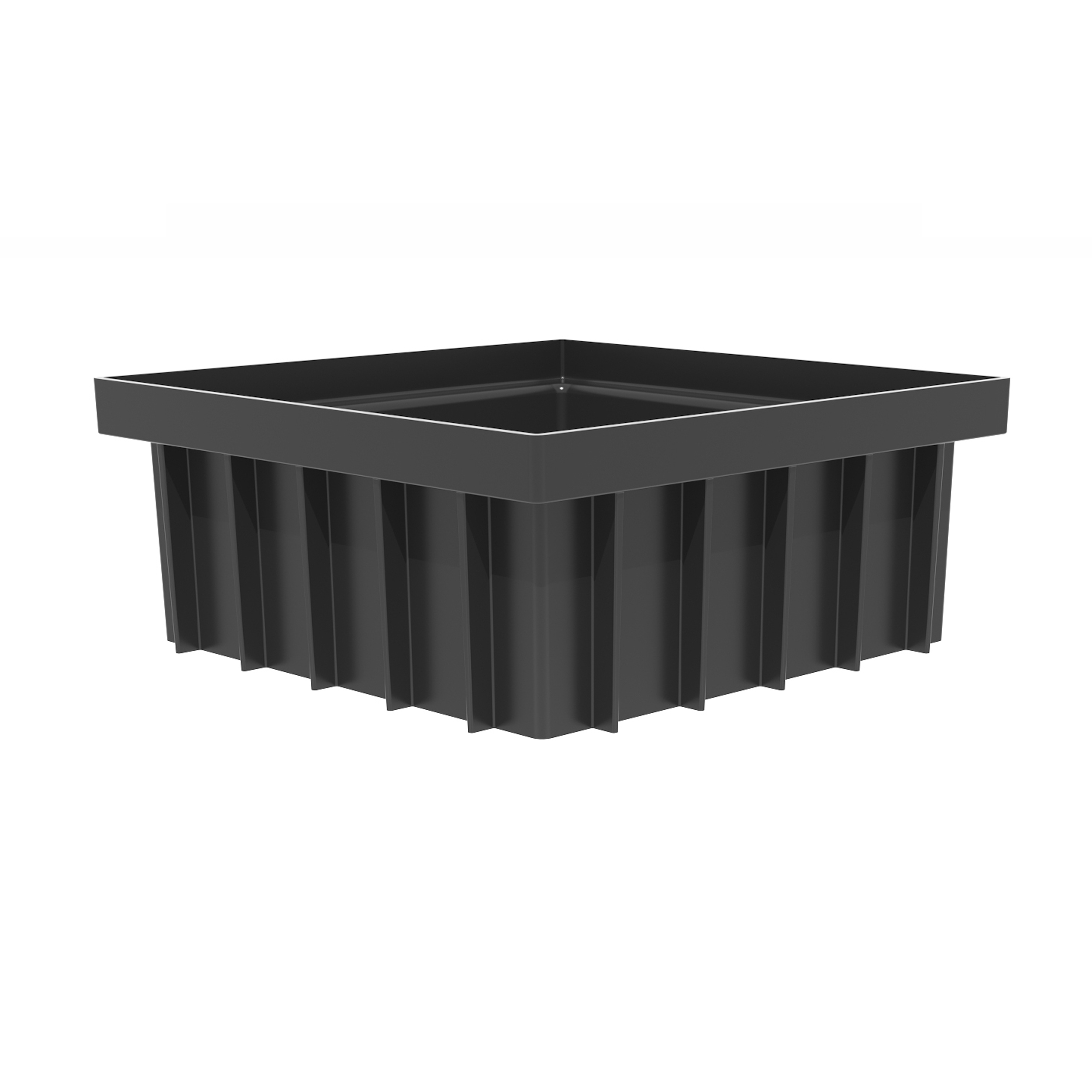 Изображение товара Надставка для дождеприемника Gidrolica Point пластик черная 300x300 мм