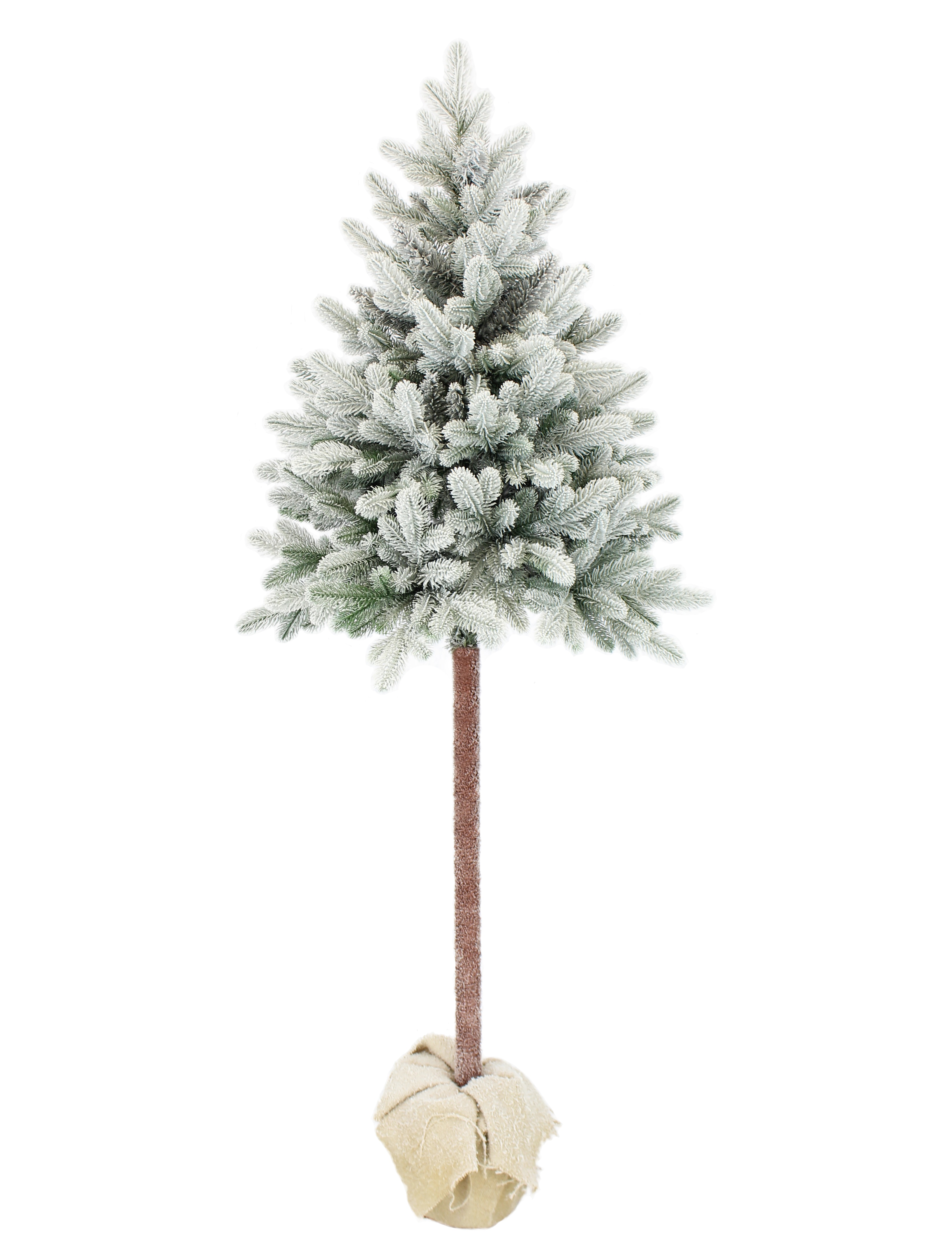 Изображение товара Ель искусственная Beatrees Мия зеленая заснеженная на высокой ножке в мешке 180 см