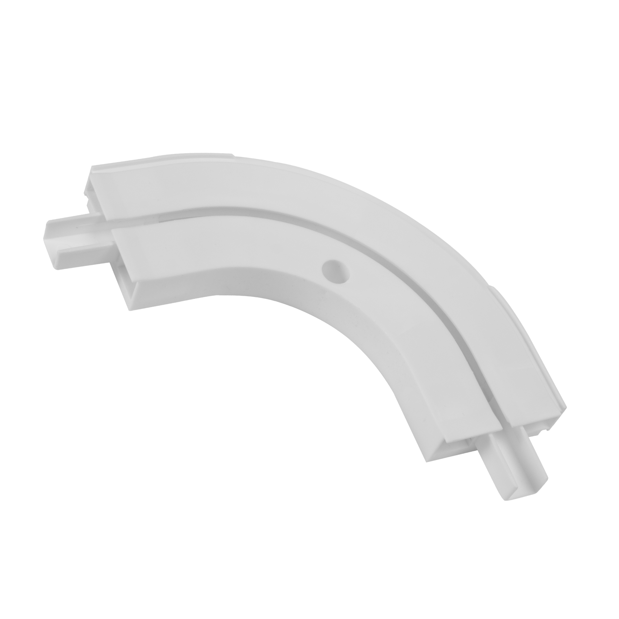 Изображение товара Закругление наружное для однорядной шины 20610 Эскар пластик белый