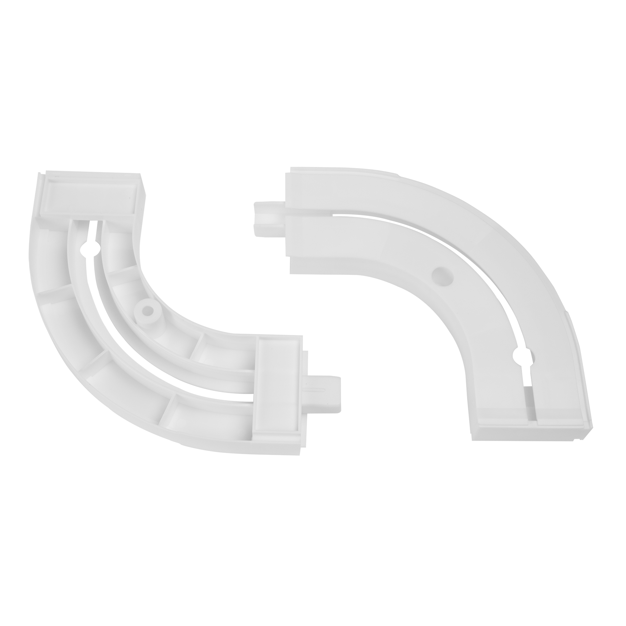 Изображение товара Оконцовка для однорядной шины 20011 Эскар белая монтаж аксессуар