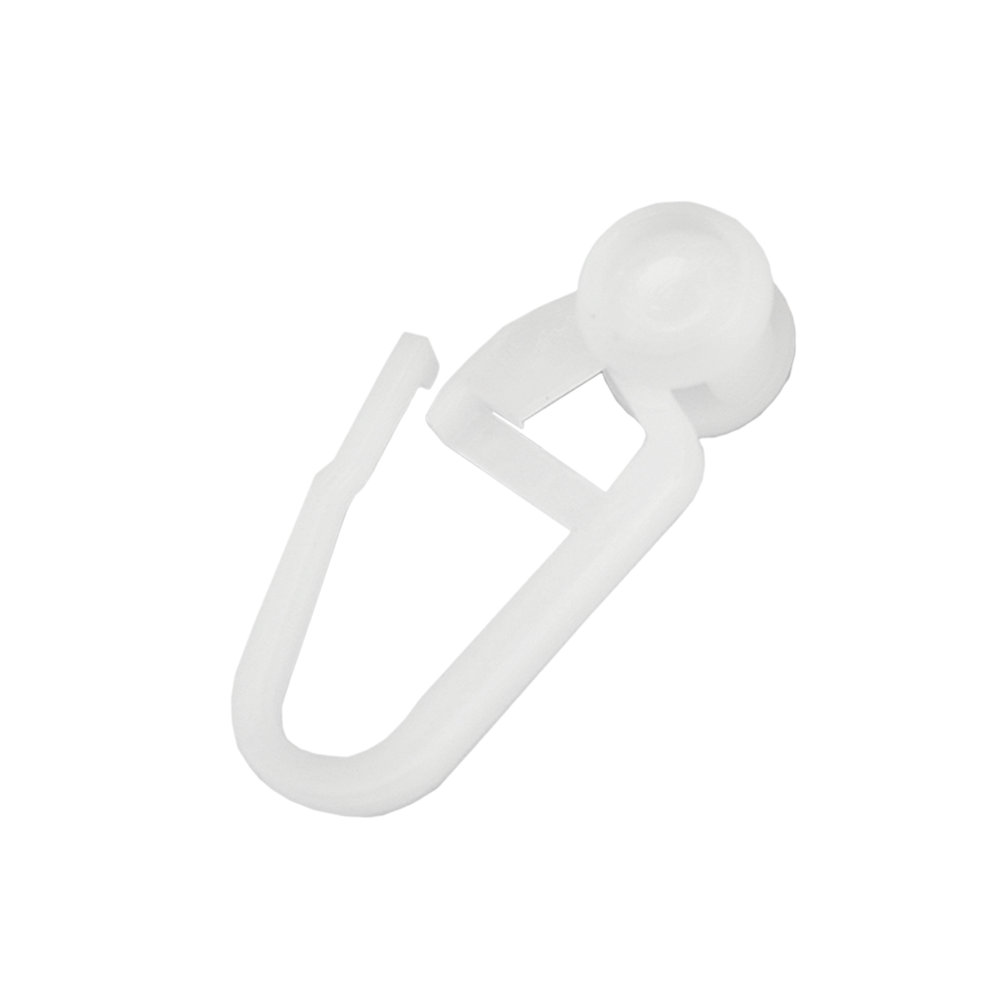 Изображение товара Крючки шторные роликовые 50 шт Эскар модель 20004 белый