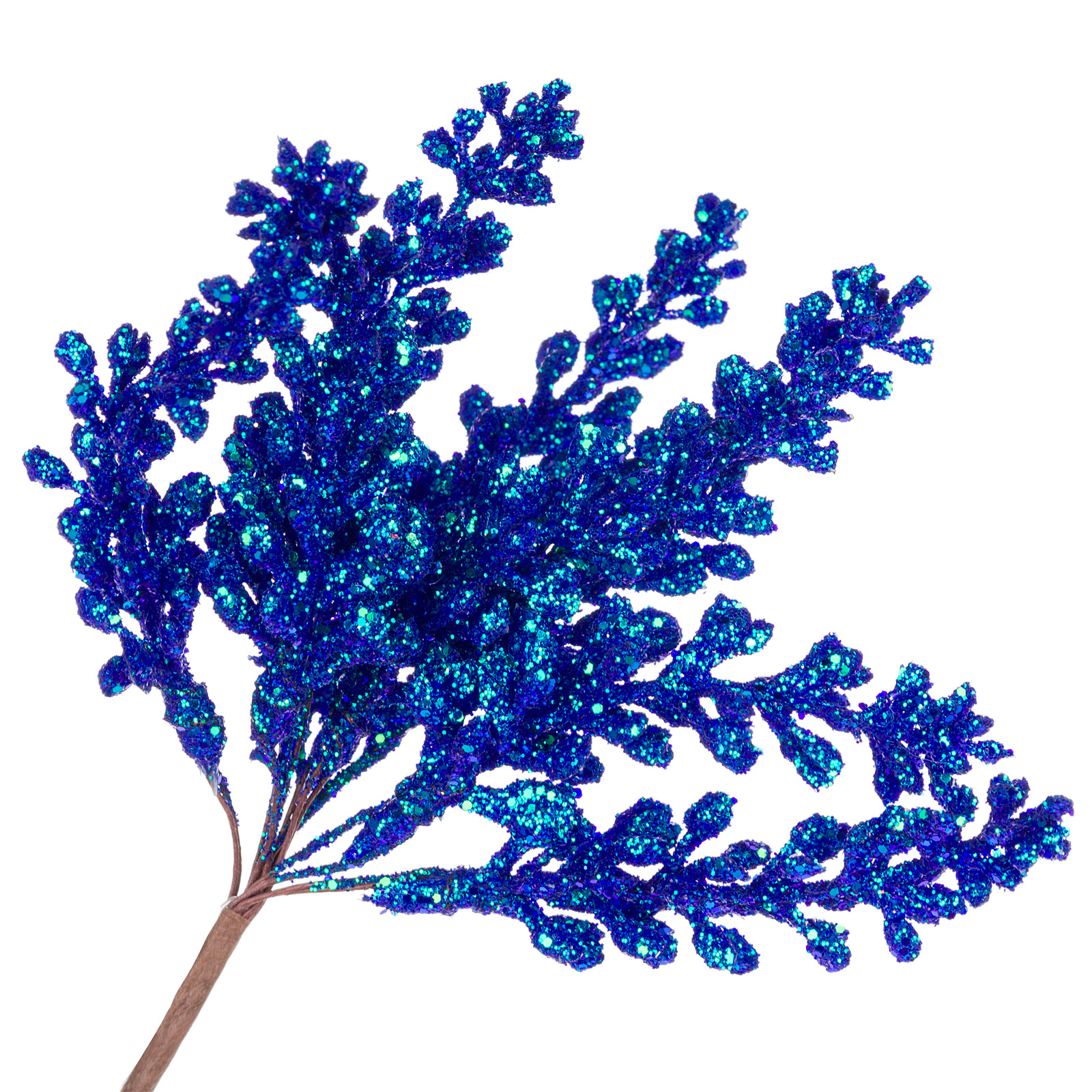 Изображение товара Искусственная ветка с глиттером высотой 16 см для украшения интерьера