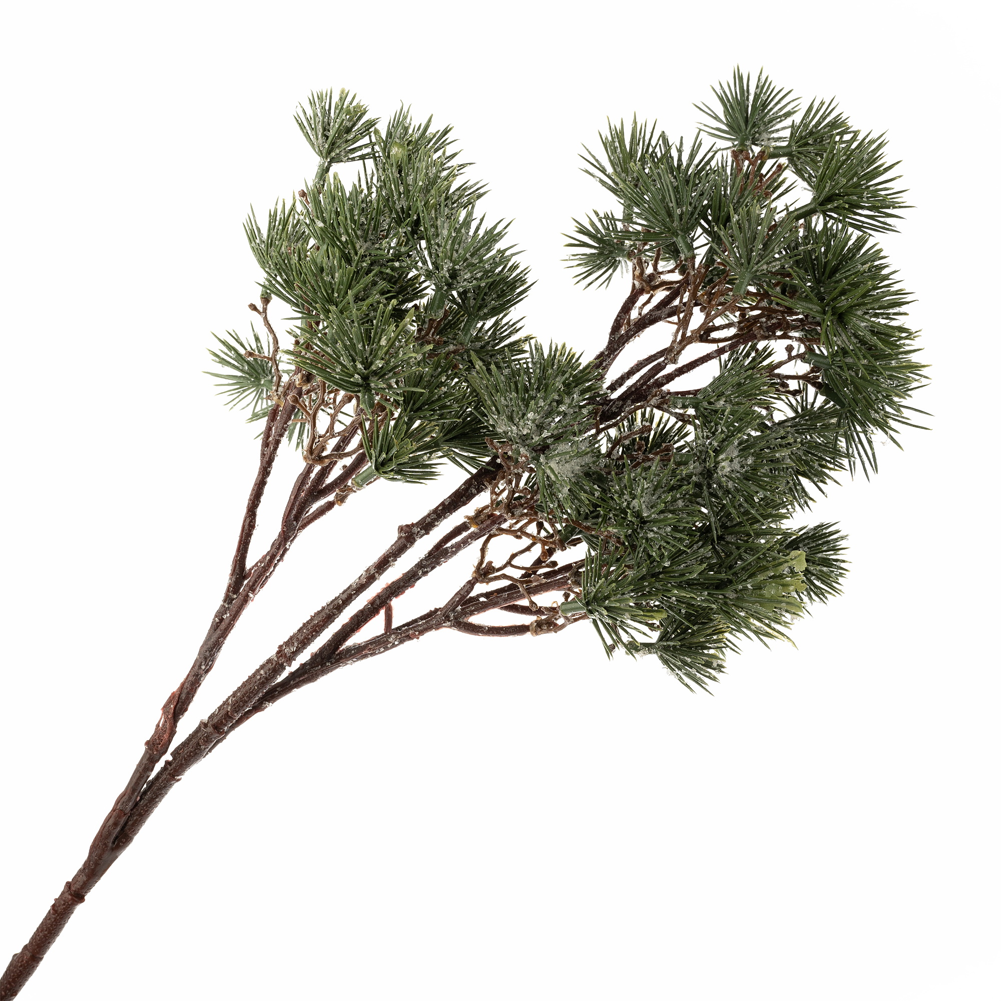 Изображение товара Искусственная еловая ветка высотой 35 см для украшения