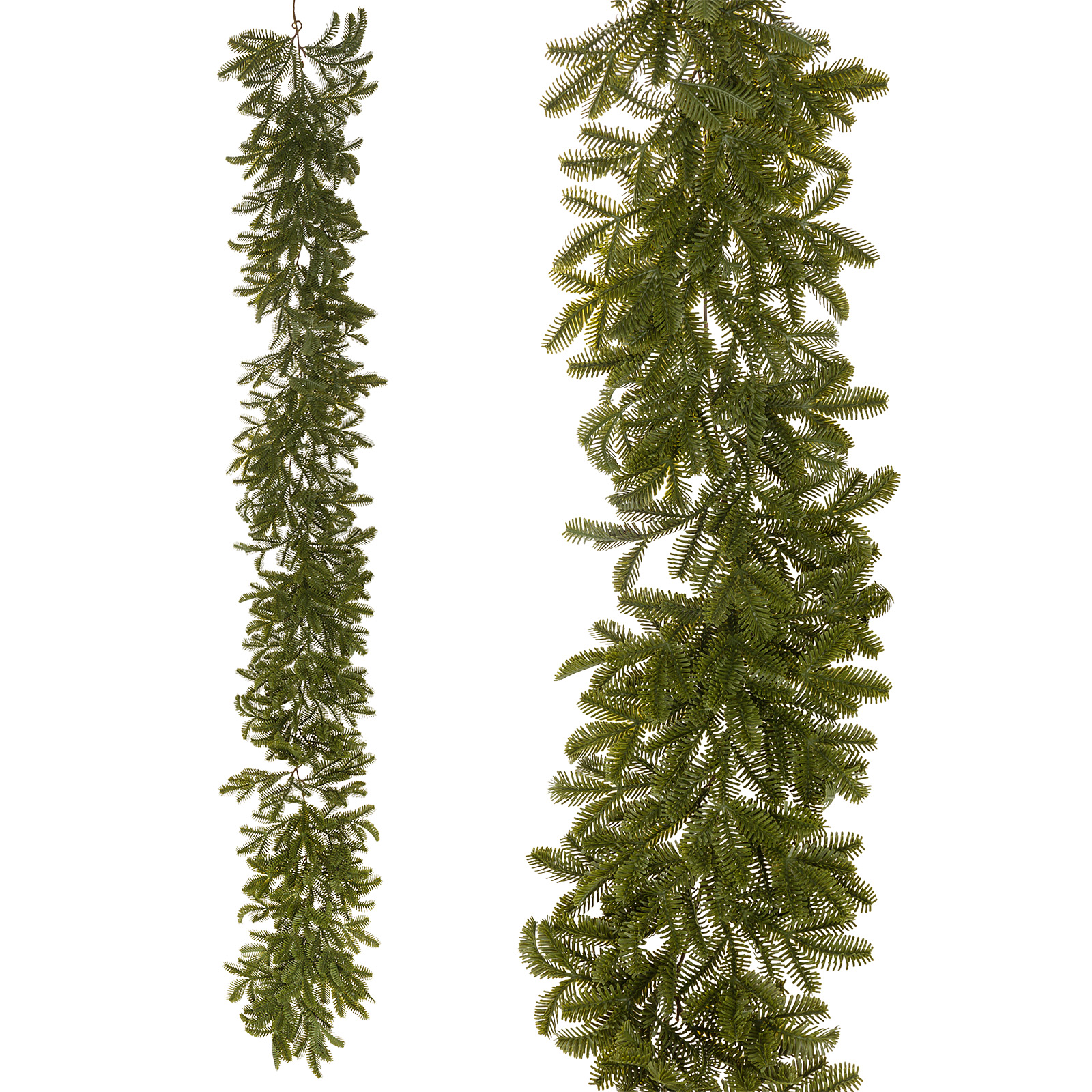 Изображение товара Гирлянда искусственная еловая пластик 100 см для праздничного декора