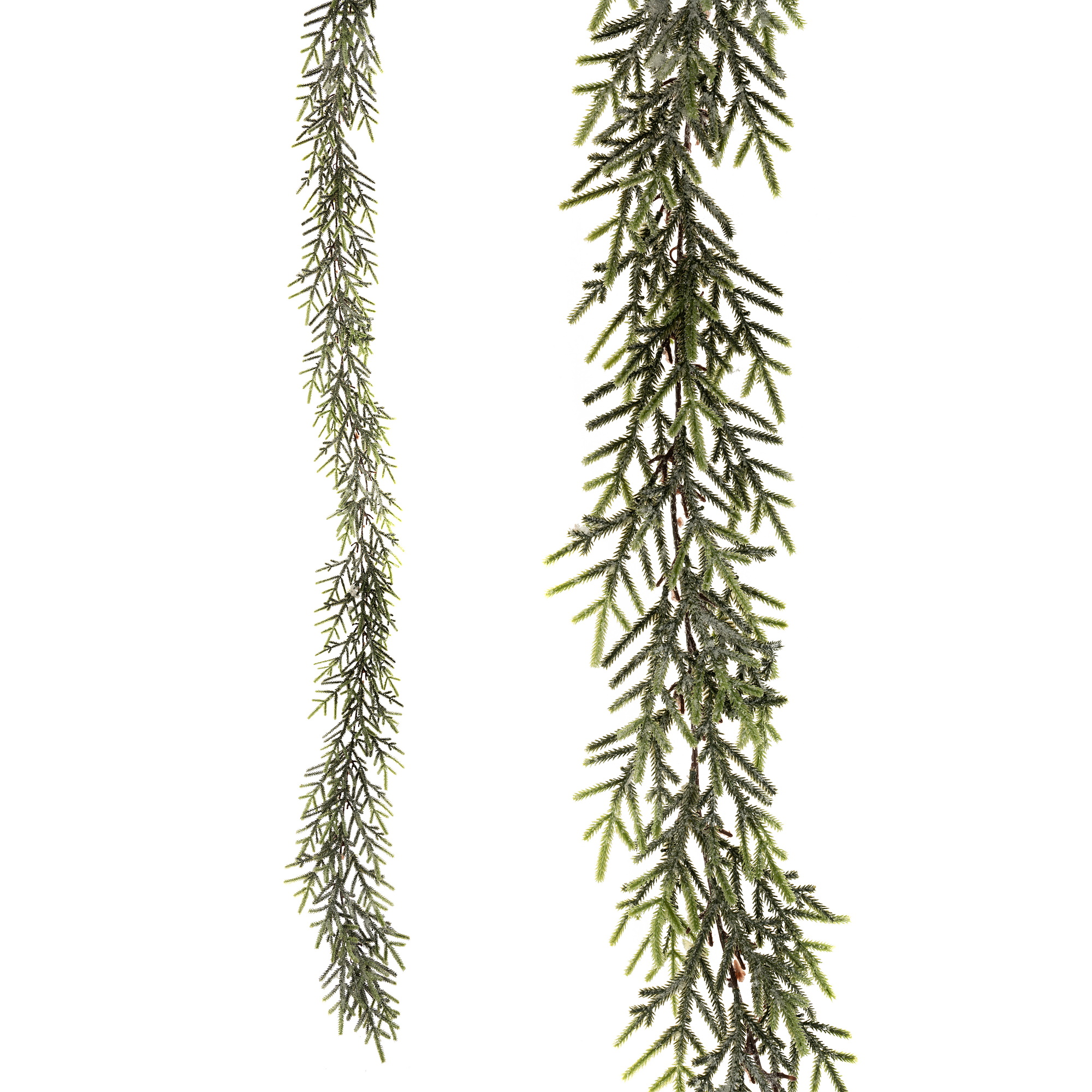 Изображение товара Гирлянда с тонкими искусственными ветками пластик 190 см новогодний декор