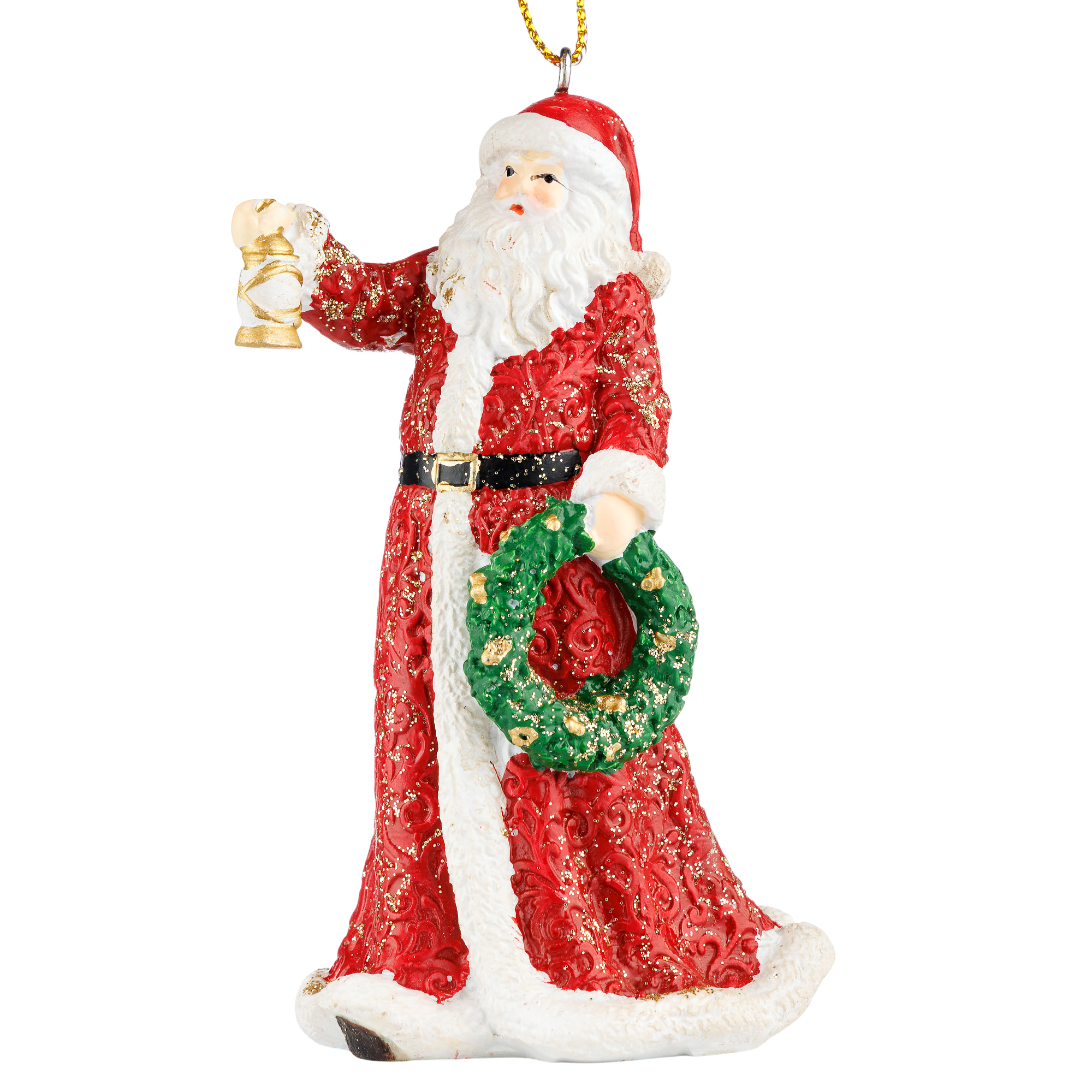 Изображение товара Елочная игрушка "Дед Мороз" (полирезин), 6,5x5xH10,5 см